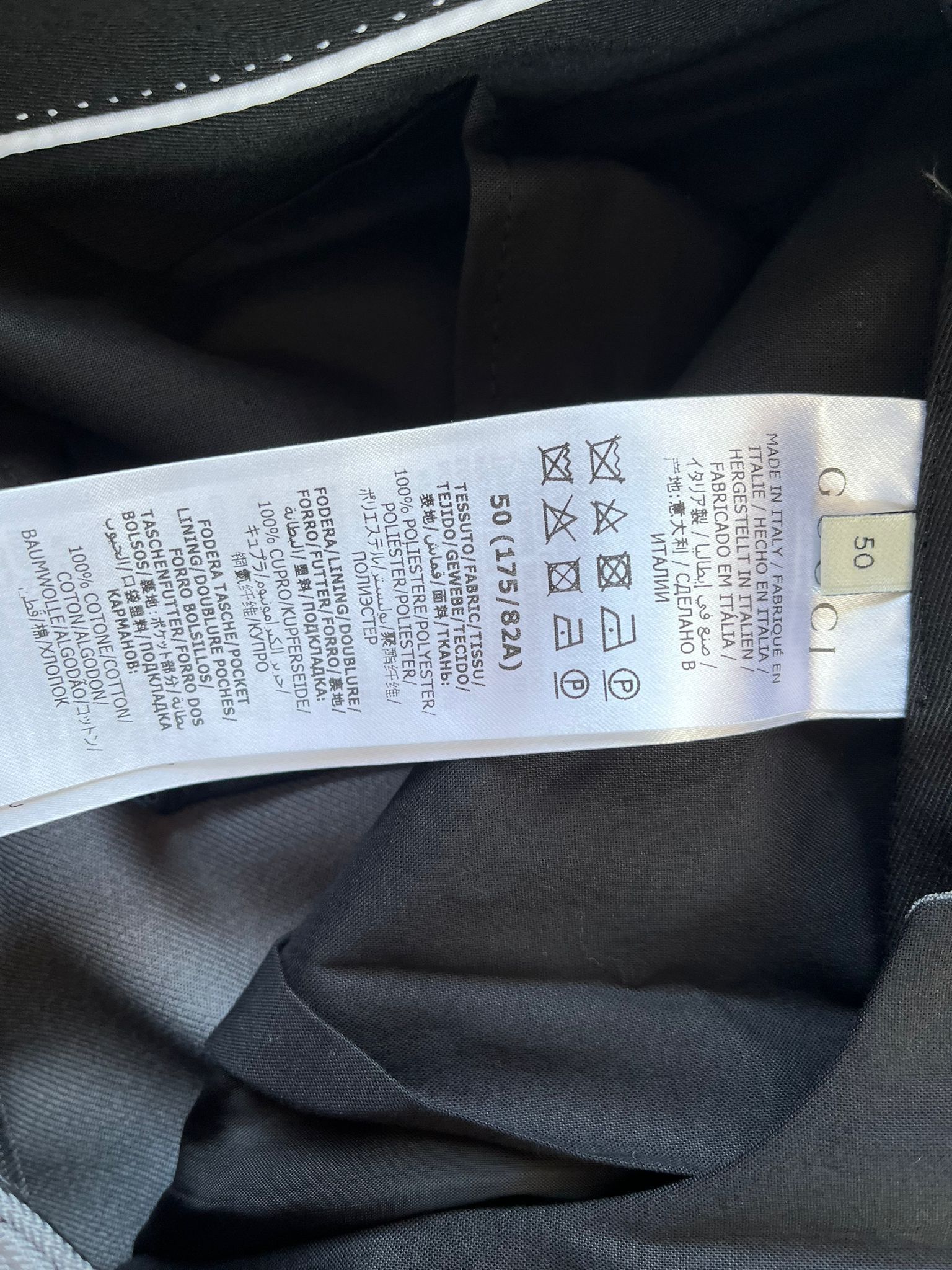 Gucci Casual Pants Fluid Drill in Grey Color Size US 34 / EU 50 - 12 Thumbnail