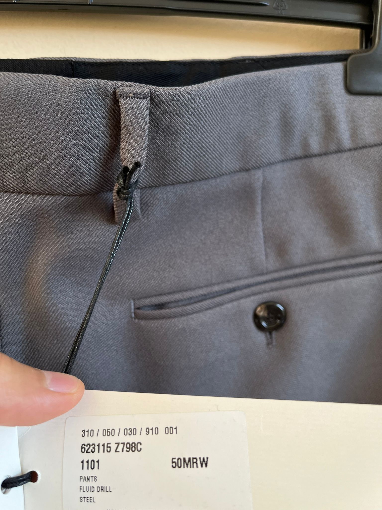Gucci Casual Pants Fluid Drill in Grey Color Size US 34 / EU 50 - 11 Thumbnail