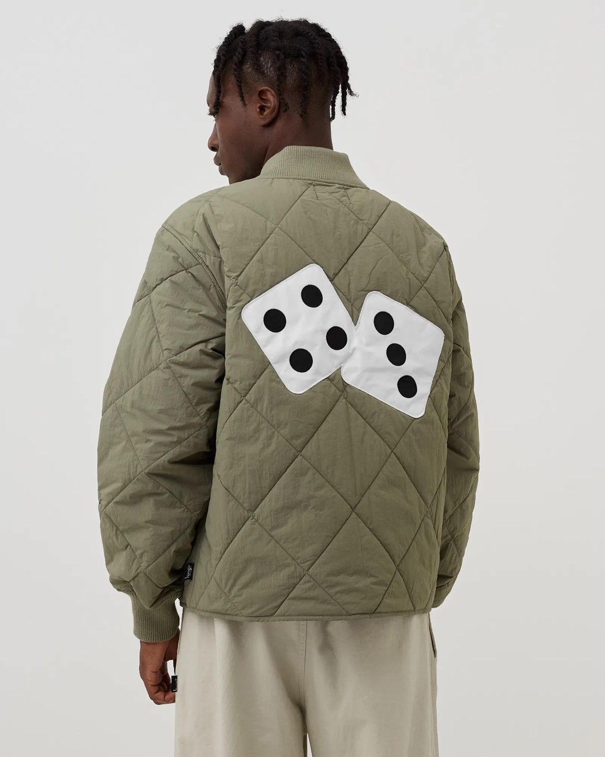 Stussy Stussy Dice Quilted Liner Jacket Olive rare small SOLD OUT Size US S / EU 44-46 / 1 - 6 Thumbnail