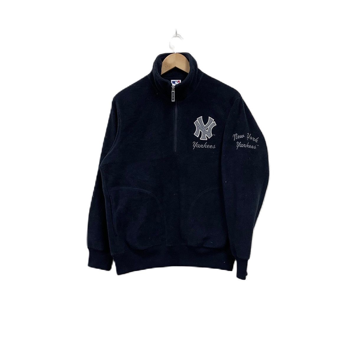MLB Vintage New York Yankees Fleece Sweatshirt Size US L / EU 52-54 / 3 - 1 Thumbnail