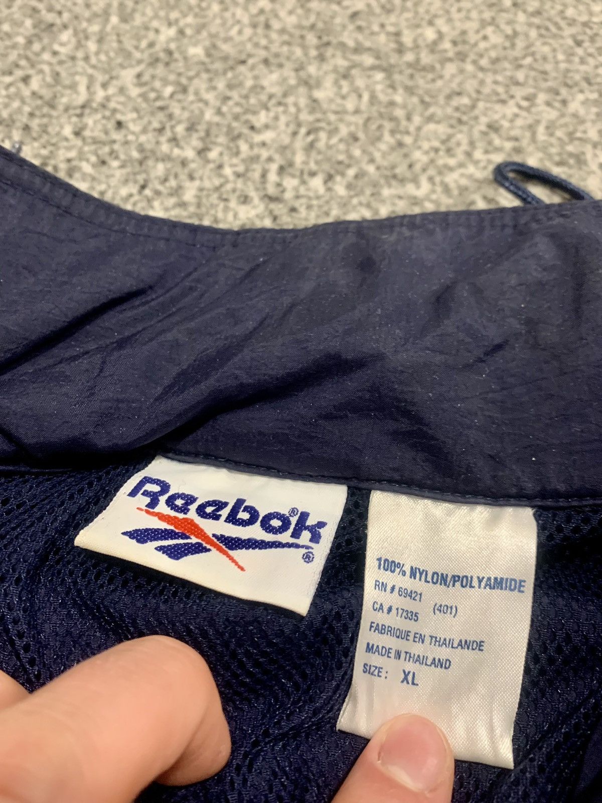 Reebok × Vintage Vintage 90’s Reebok Windbreaker Nylon Jacket Size US XL / EU 56 / 4 - 6 Thumbnail