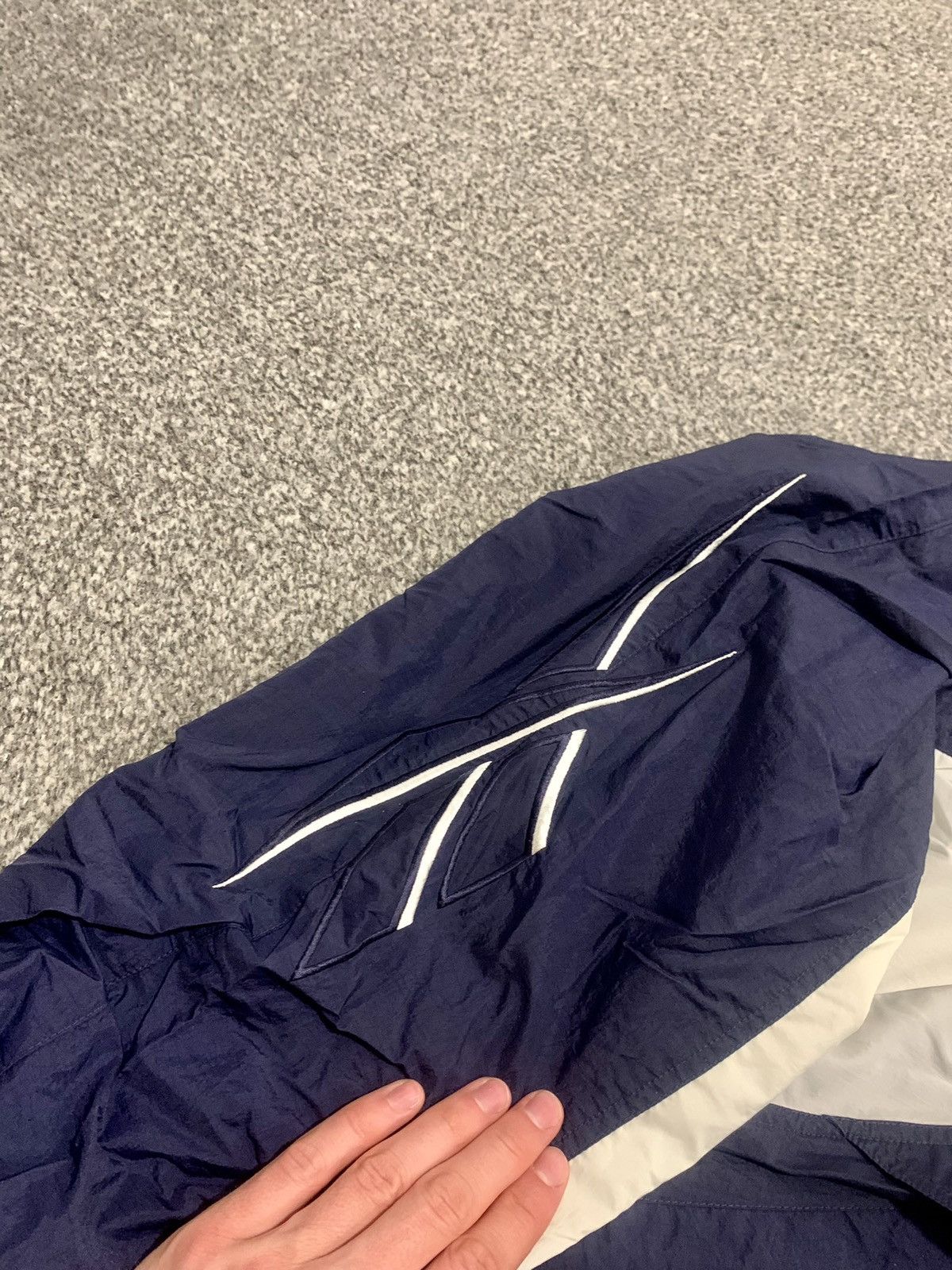 Reebok × Vintage Vintage 90’s Reebok Windbreaker Nylon Jacket Size US XL / EU 56 / 4 - 2 Thumbnail