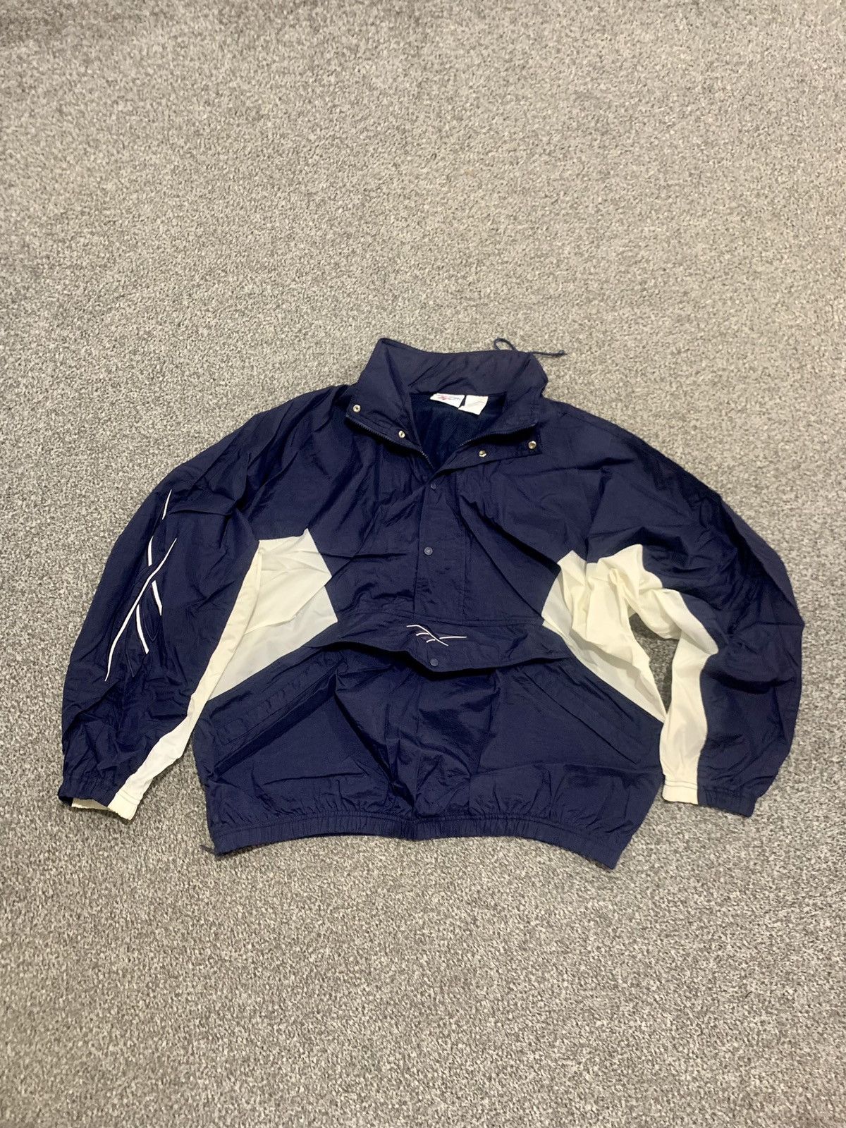 Reebok × Vintage Vintage 90’s Reebok Windbreaker Nylon Jacket Size US XL / EU 56 / 4 - 1 Thumbnail