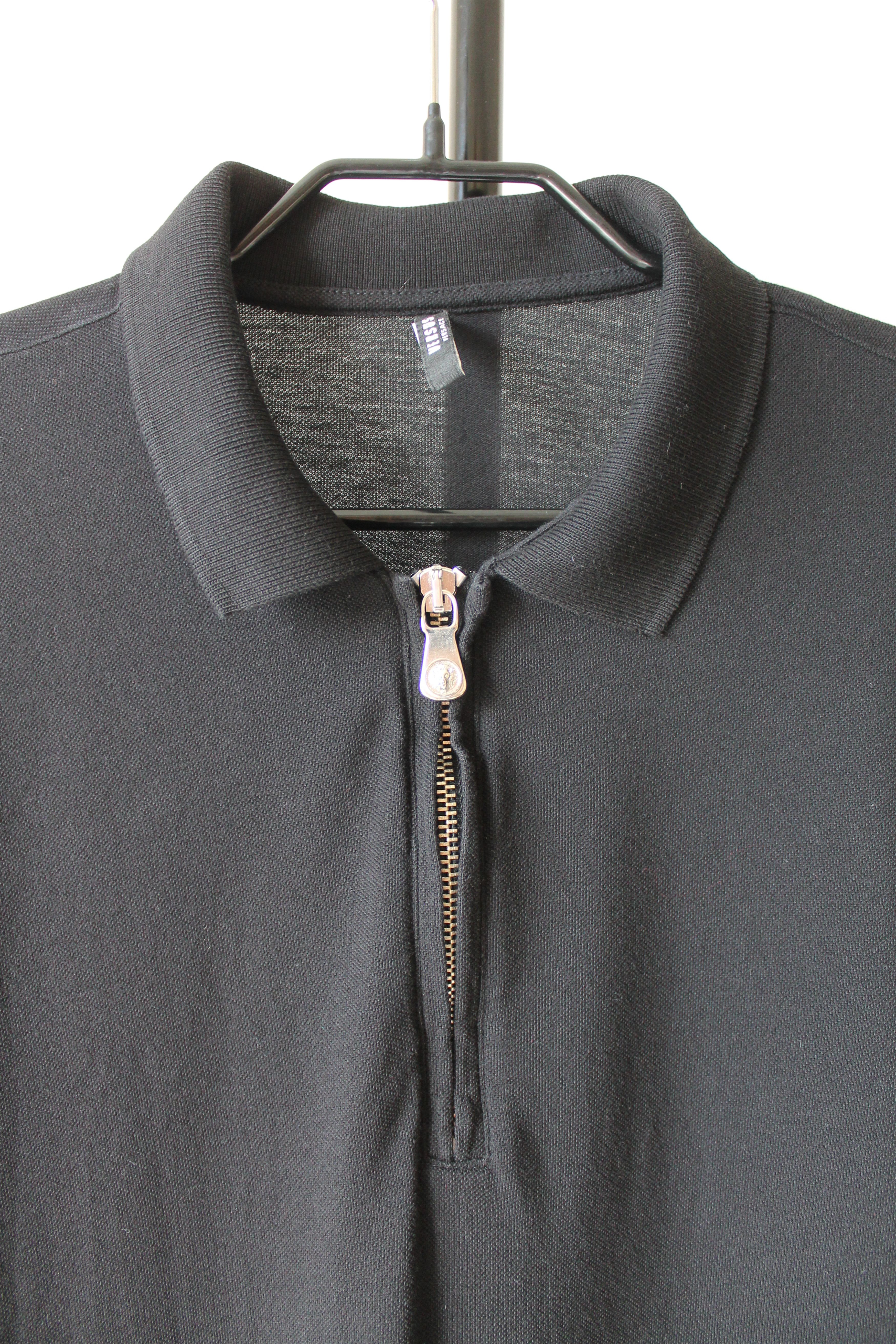 Versace Versus Versace Zipped Black Polo Shirt Short Sleeve Size US S / EU 44-46 / 1 - 7 Thumbnail