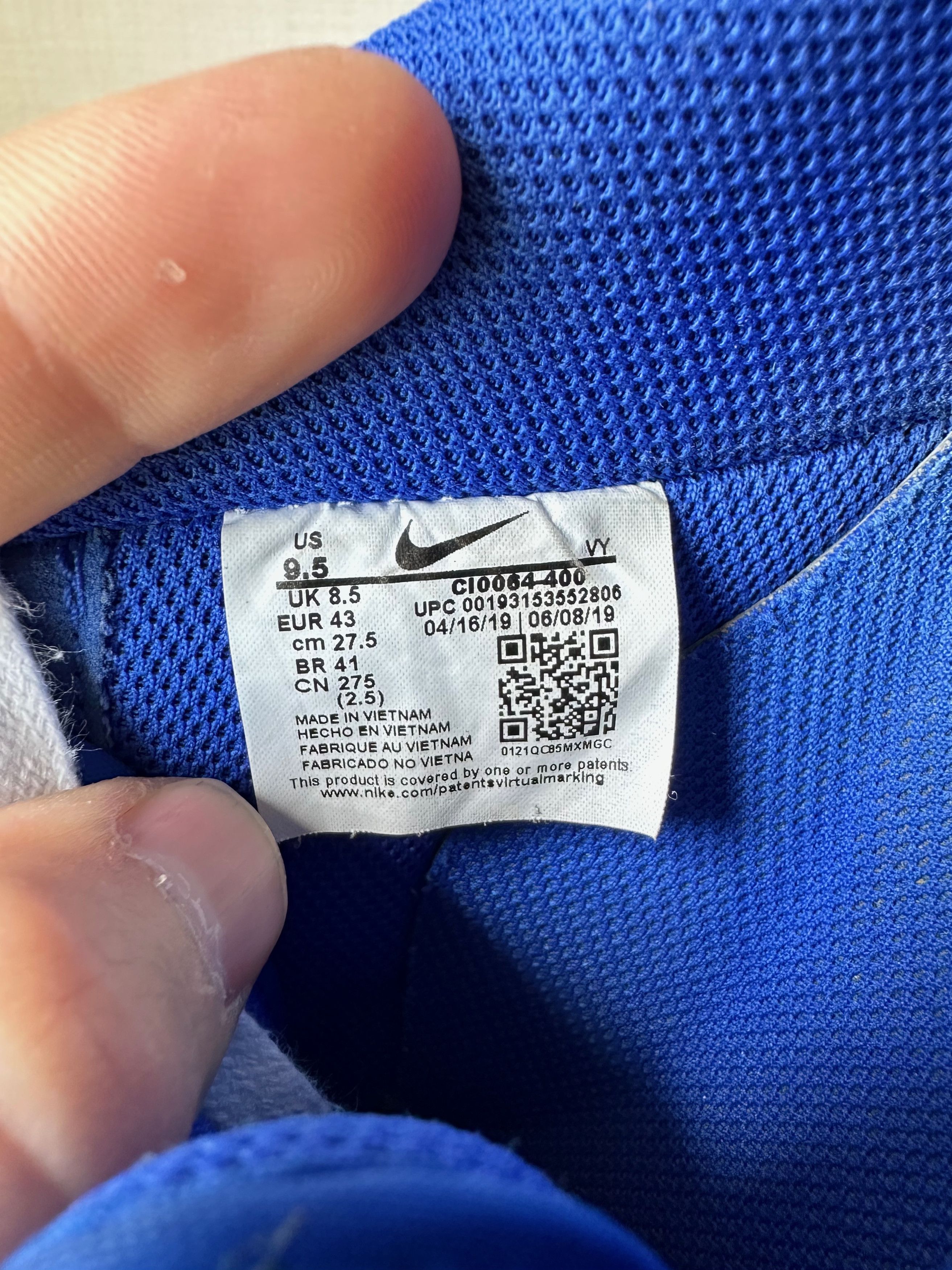 Nike Nike Air Force 1 Low LV8 3 Racer Blue Removable Swoosh Size US 9.5 / EU 42-43 - 9 Thumbnail