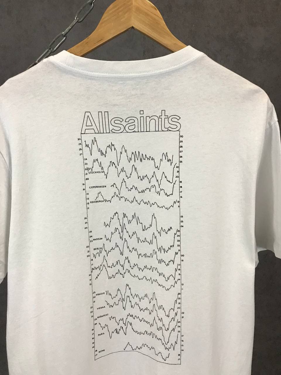 Allsaints Allsaints art overprinted oversized tee Size US M / EU 48-50 / 2 - 6 Thumbnail