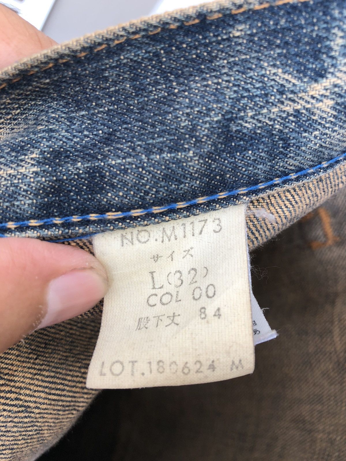 Japanese Brand Japanese Blue Way Distressed Jeans Bush Pant Size US 35 - 8 Thumbnail