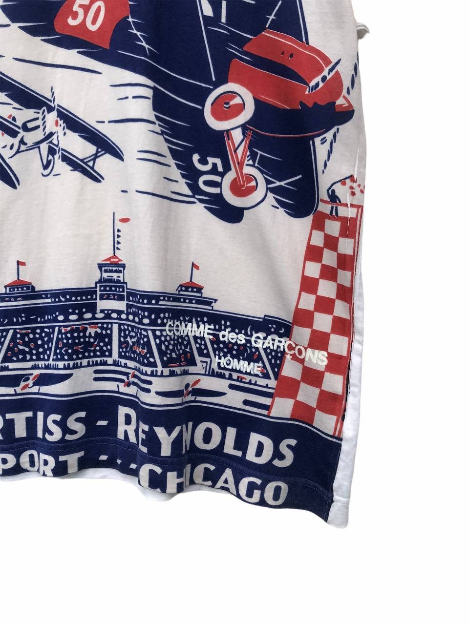 Comme des Garcons Rare Archival Comme des Garçons Overprint Shirt Size US M / EU 48-50 / 2 - 3 Thumbnail