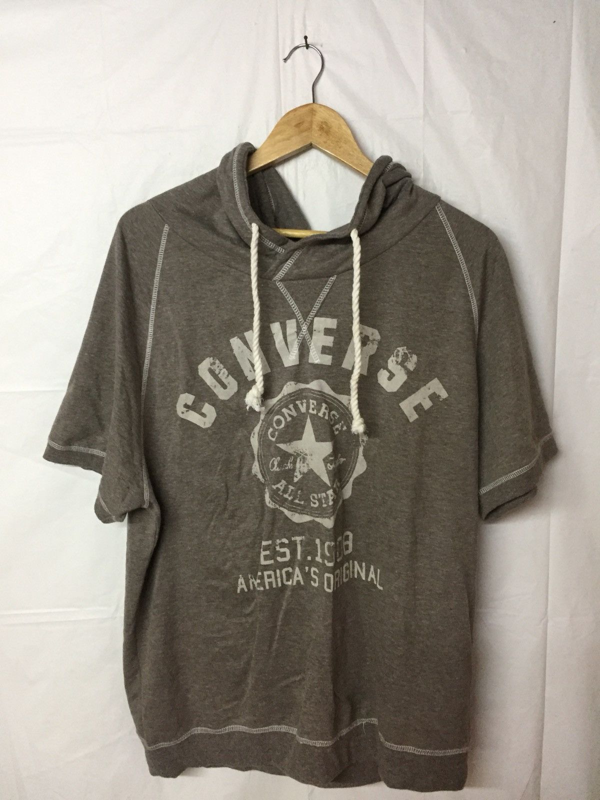 Converse Vintage Converse Hoodie Short Sleeve /28 Size US L / EU 52-54 / 3 - 1 Thumbnail