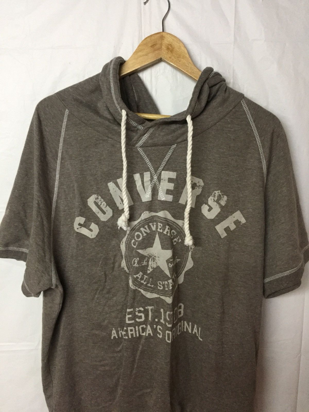 Converse Vintage Converse Hoodie Short Sleeve /28 Size US L / EU 52-54 / 3 - 2 Thumbnail