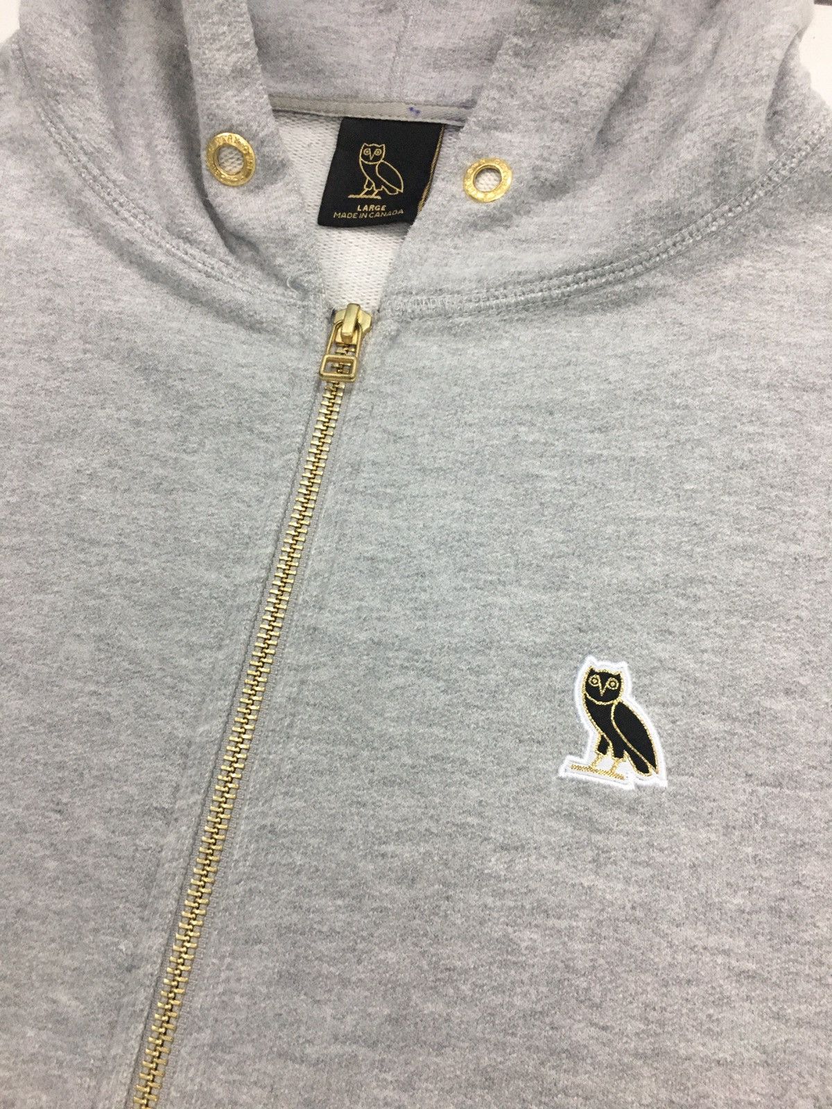 Drake × October's Very Own OVO Drake Grey Zipper Hoodie Size US L / EU 52-54 / 3 - 5 Thumbnail