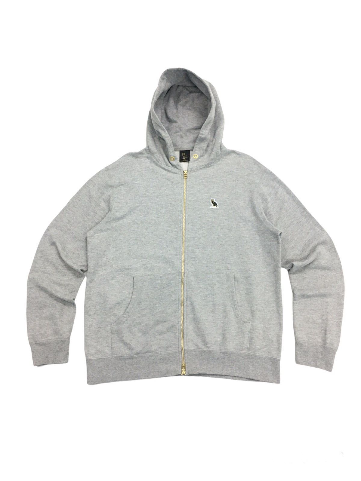 Octobers Very Own OVO Drake Grey Zipper Hoodie Grailed
