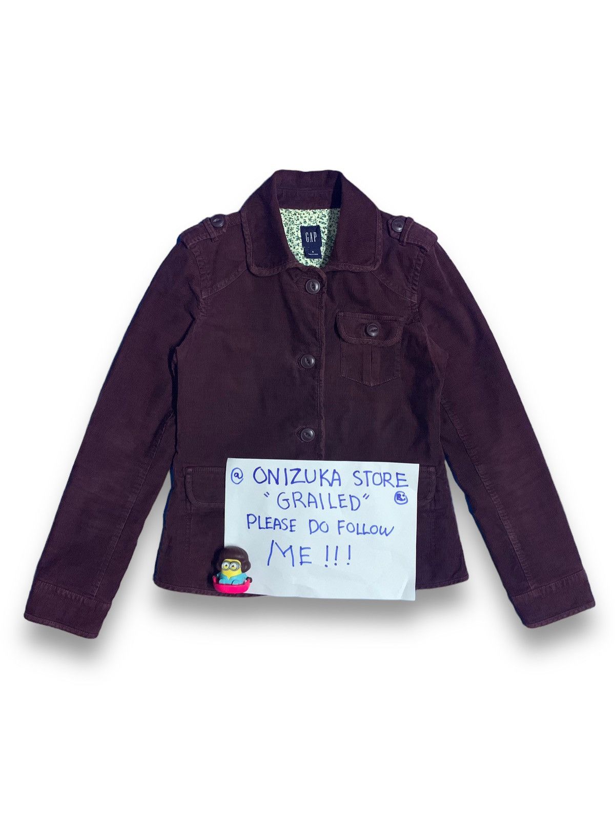 Gap Vintage GAP Corduroy Blazer Jacket Size M / US 6-8 / IT 42-44 - 2 Thumbnail