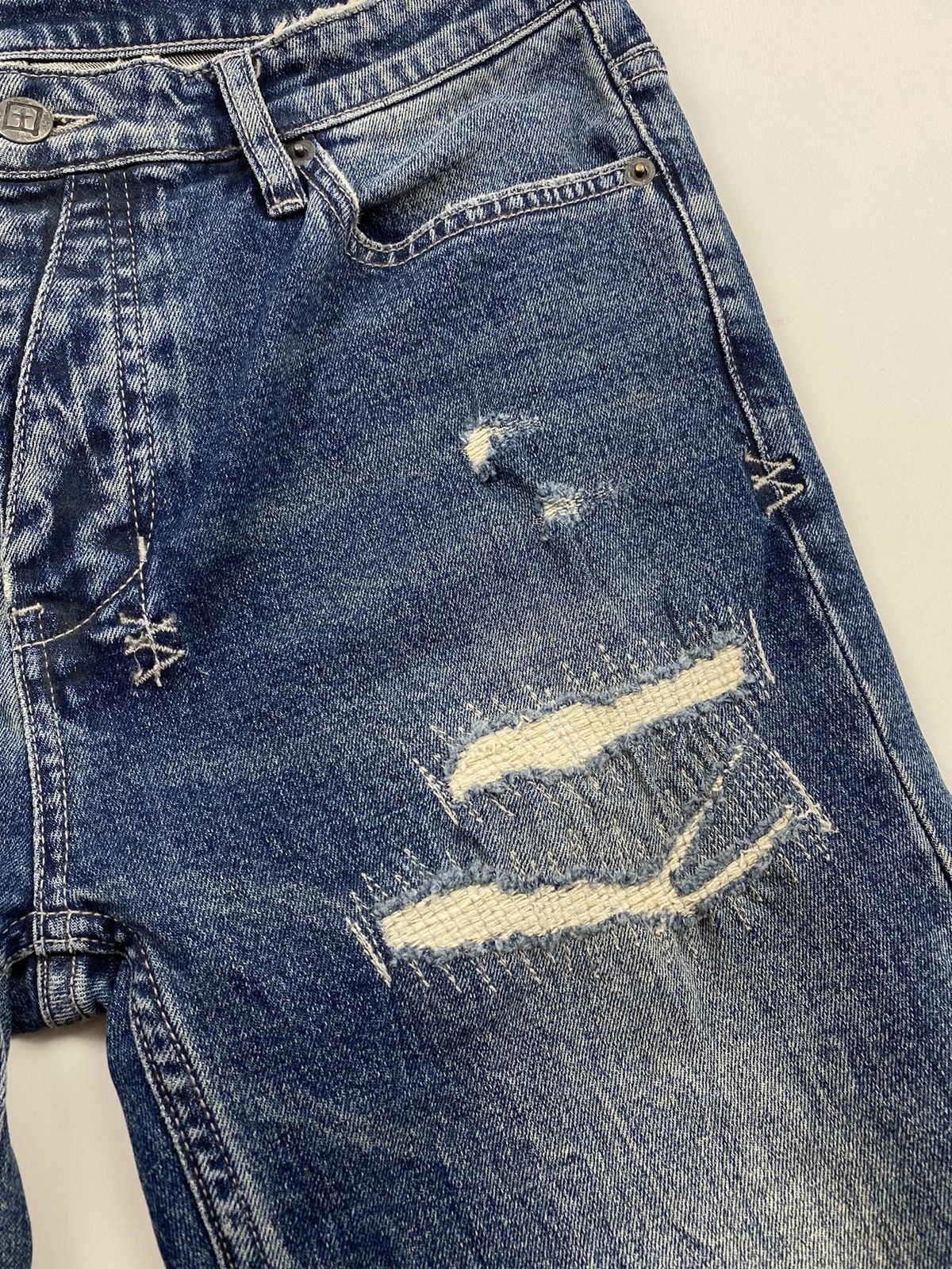 Ksubi Ksubi Distressed Skinny Jeans Size US 30 / EU 46 - 3 Thumbnail
