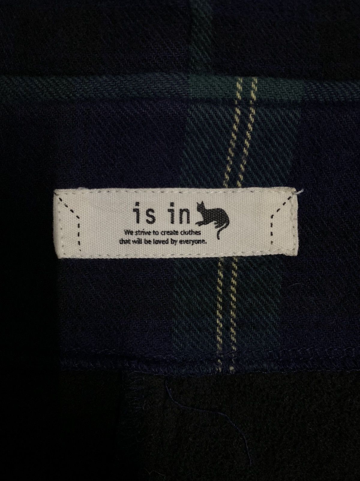 Japanese Brand Japanese Brand Checked Double Breasted Hooded Caban Peacoat Size L / US 10 / IT 46 - 19 Thumbnail