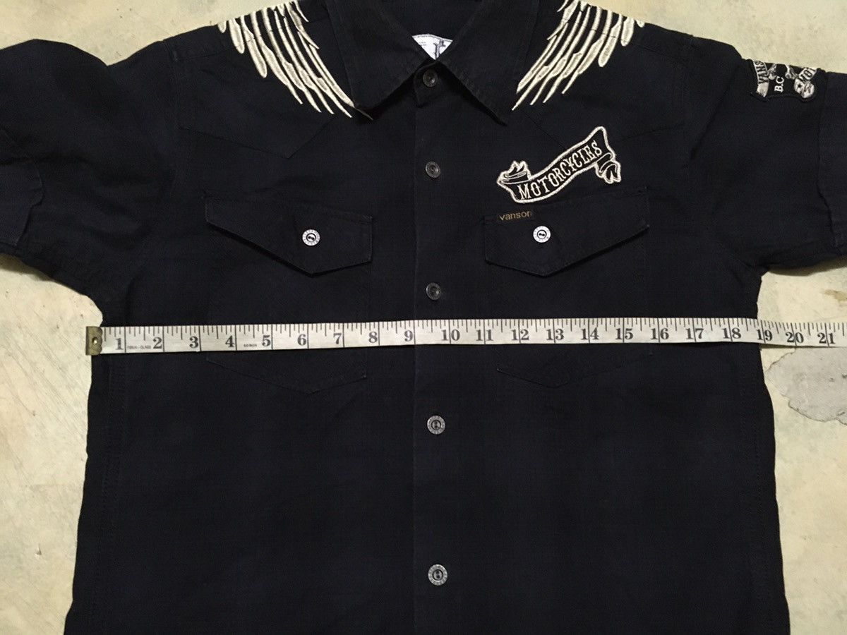 Vanson Leathers Vtg Vanson Leathers Big Skull Logo Embroidery Size US S / EU 44-46 / 1 - 9 Thumbnail