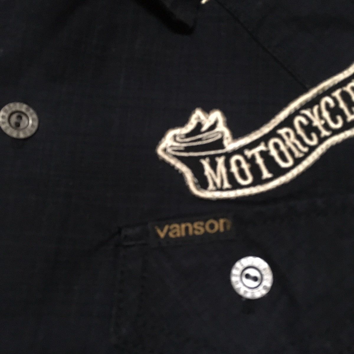 Vanson Leathers Vtg Vanson Leathers Big Skull Logo Embroidery Size US S / EU 44-46 / 1 - 4 Thumbnail