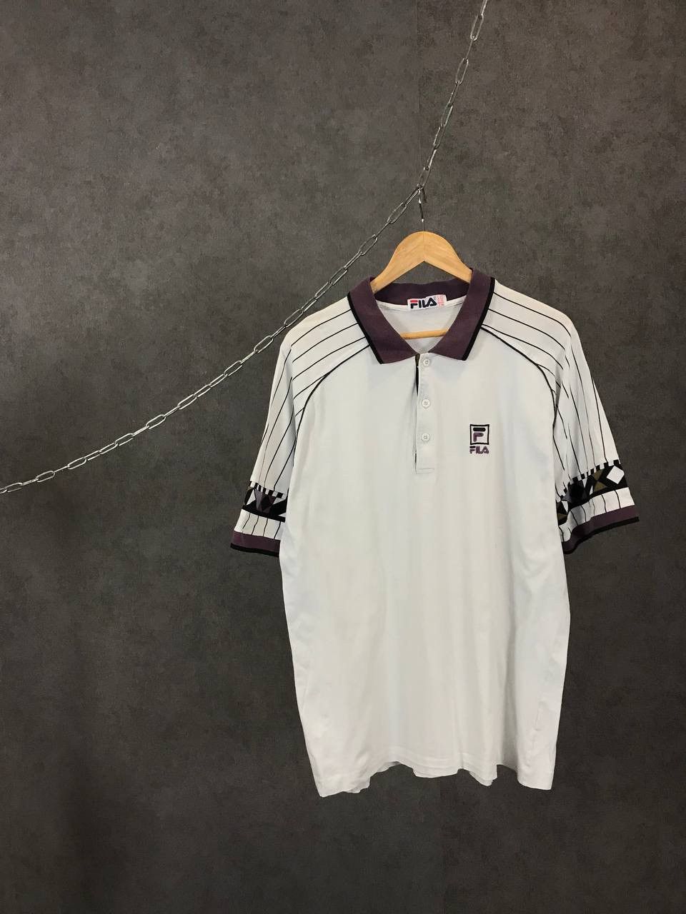 Fila Fila vintage streetwear sportswear polo tee Size US L / EU 52-54 / 3 - 1 Thumbnail