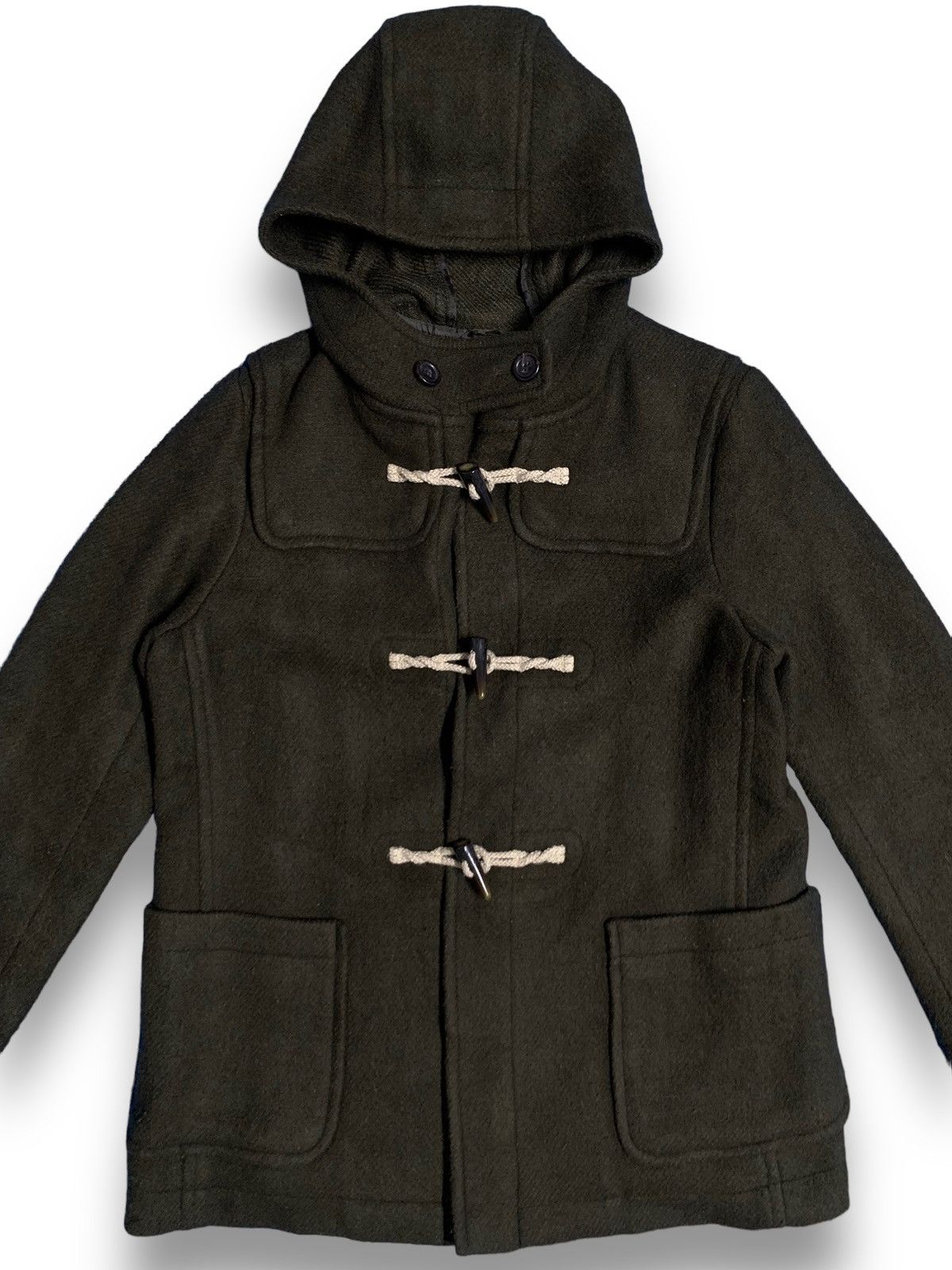 Japanese Brand Vintage Japanese Brand Wool Duffle Coat Jacket Size US L / EU 52-54 / 3 - 4 Thumbnail