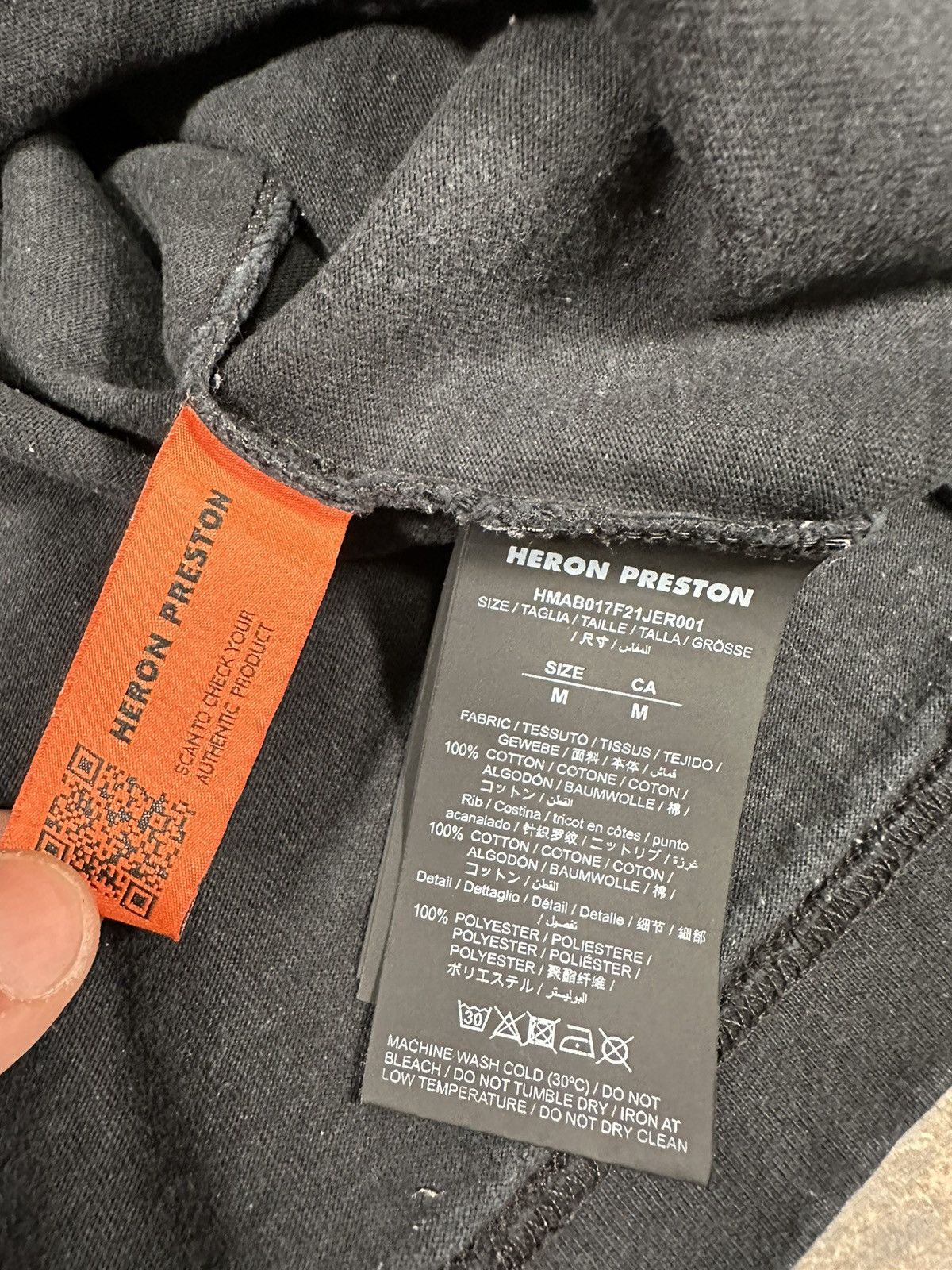 Heron Preston 2021 Heron Preston Mockneck Logo Detail Long Sleeve Tee Size US M / EU 48-50 / 2 - 7 Thumbnail