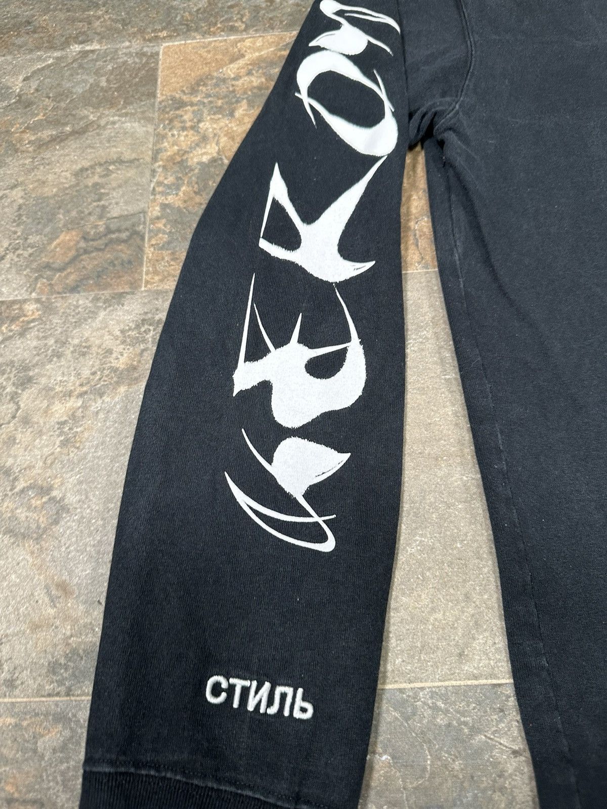 Heron Preston 2021 Heron Preston Mockneck Logo Detail Long Sleeve Tee Size US M / EU 48-50 / 2 - 4 Thumbnail