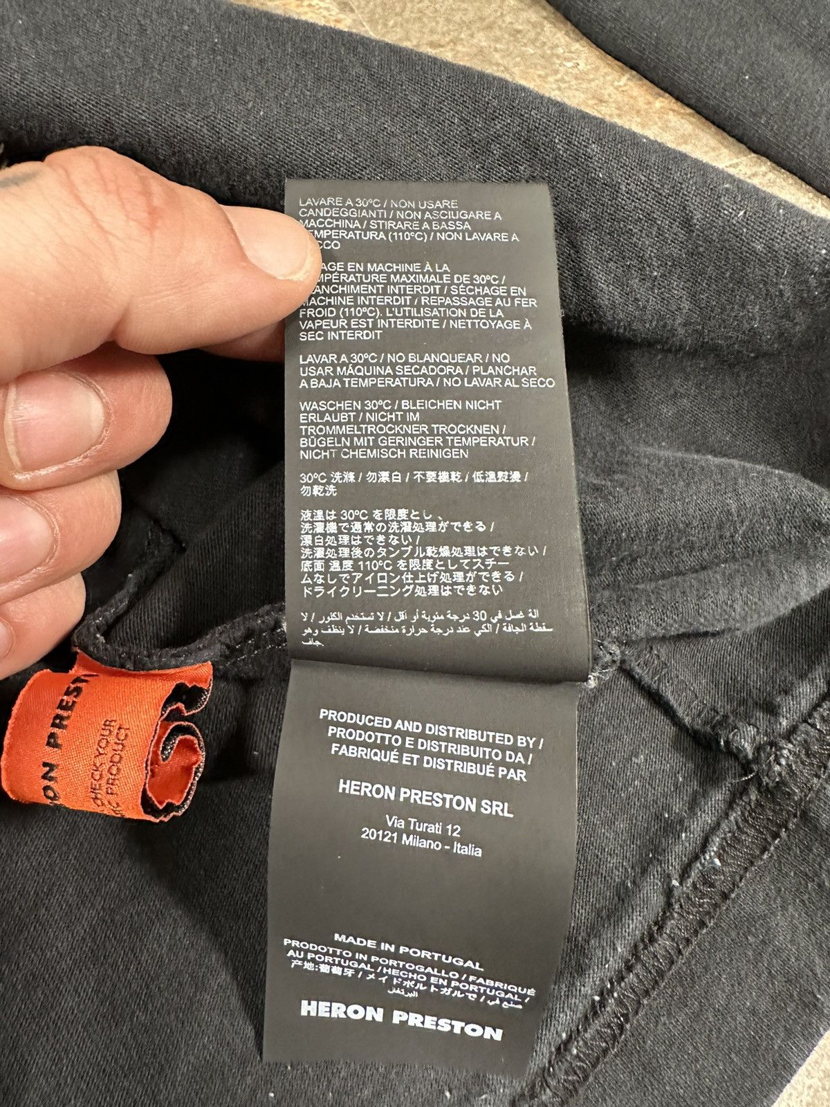 Heron Preston 2021 Heron Preston Mockneck Logo Detail Long Sleeve Tee Size US M / EU 48-50 / 2 - 8 Thumbnail