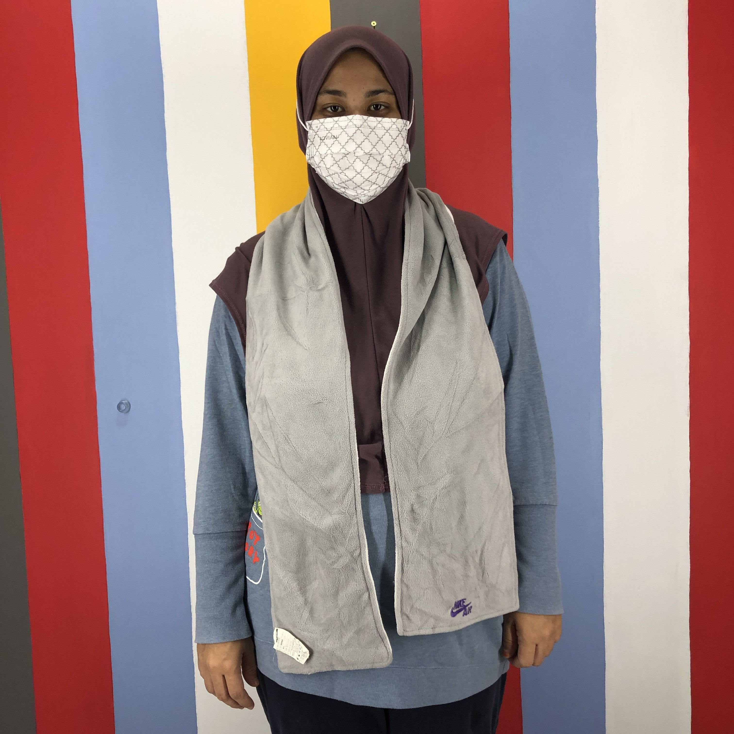 Nike NIKE AIR Muffler Scarf #0864/AG Size ONE SIZE - 2 Thumbnail