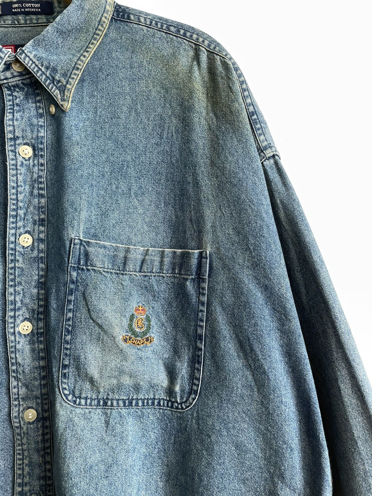 Chaps × Chaps Ralph Lauren VINTAGE CHAPS RALPH LAUREN DENIM JACKET SHIRT Size US XL / EU 56 / 4 - 8 Thumbnail