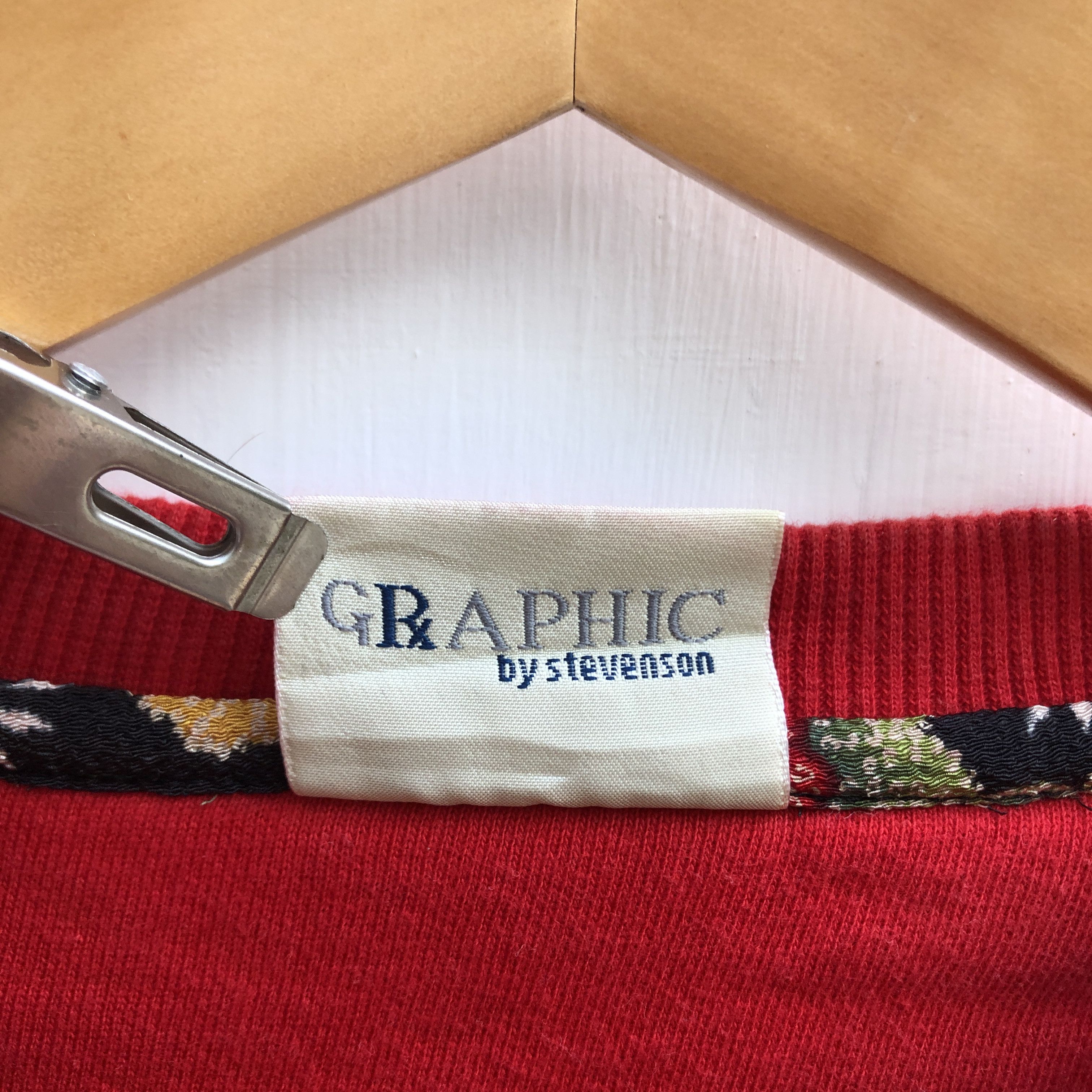 Japanese Brand Art Graphic by STEVENSON Crew Neck Sweatshirt #0421-10 Size US S / EU 44-46 / 1 - 6 Thumbnail