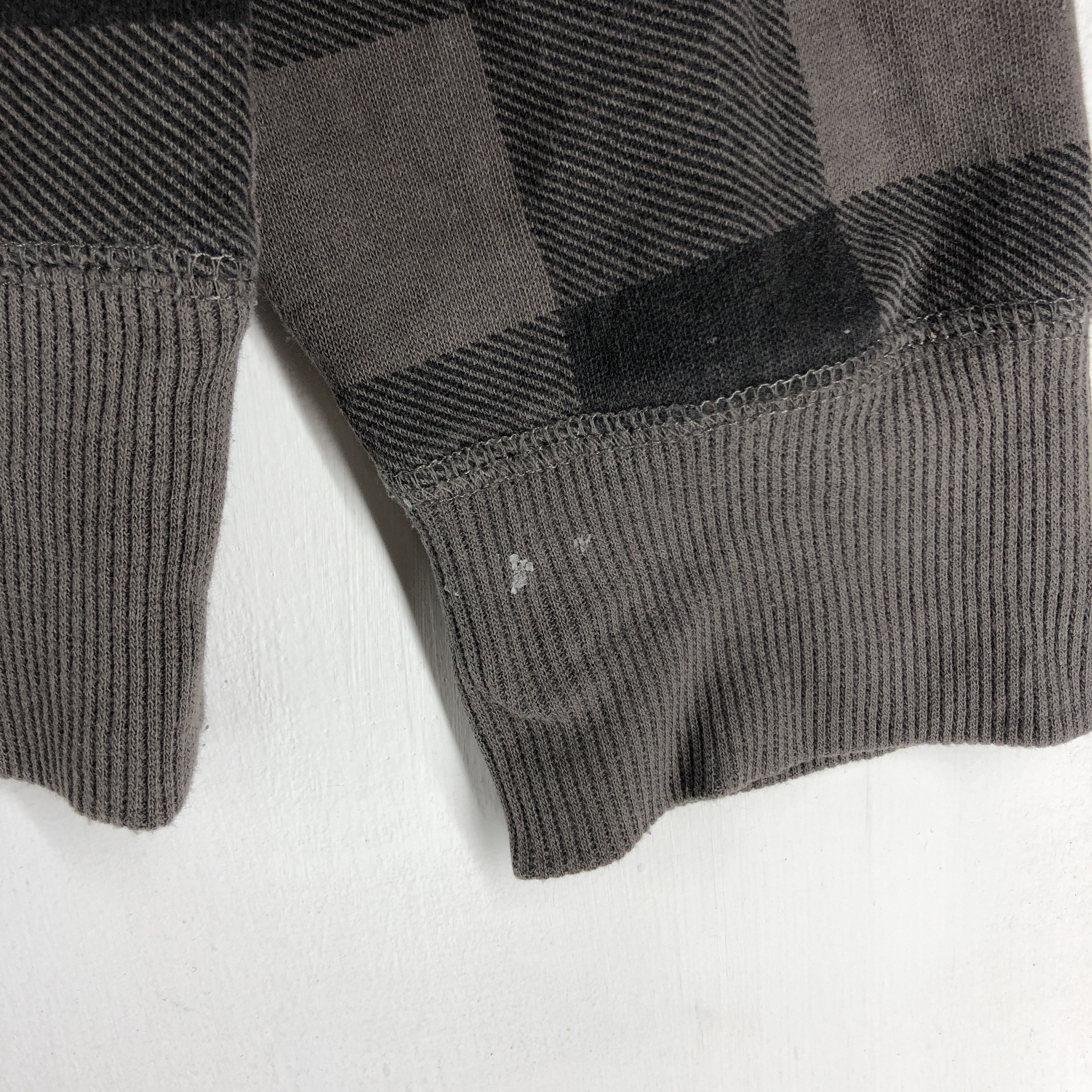 Japanese Brand KISS MARK Checked Zipper Hoodie #2057-70 Size US M / EU 48-50 / 2 - 6 Thumbnail