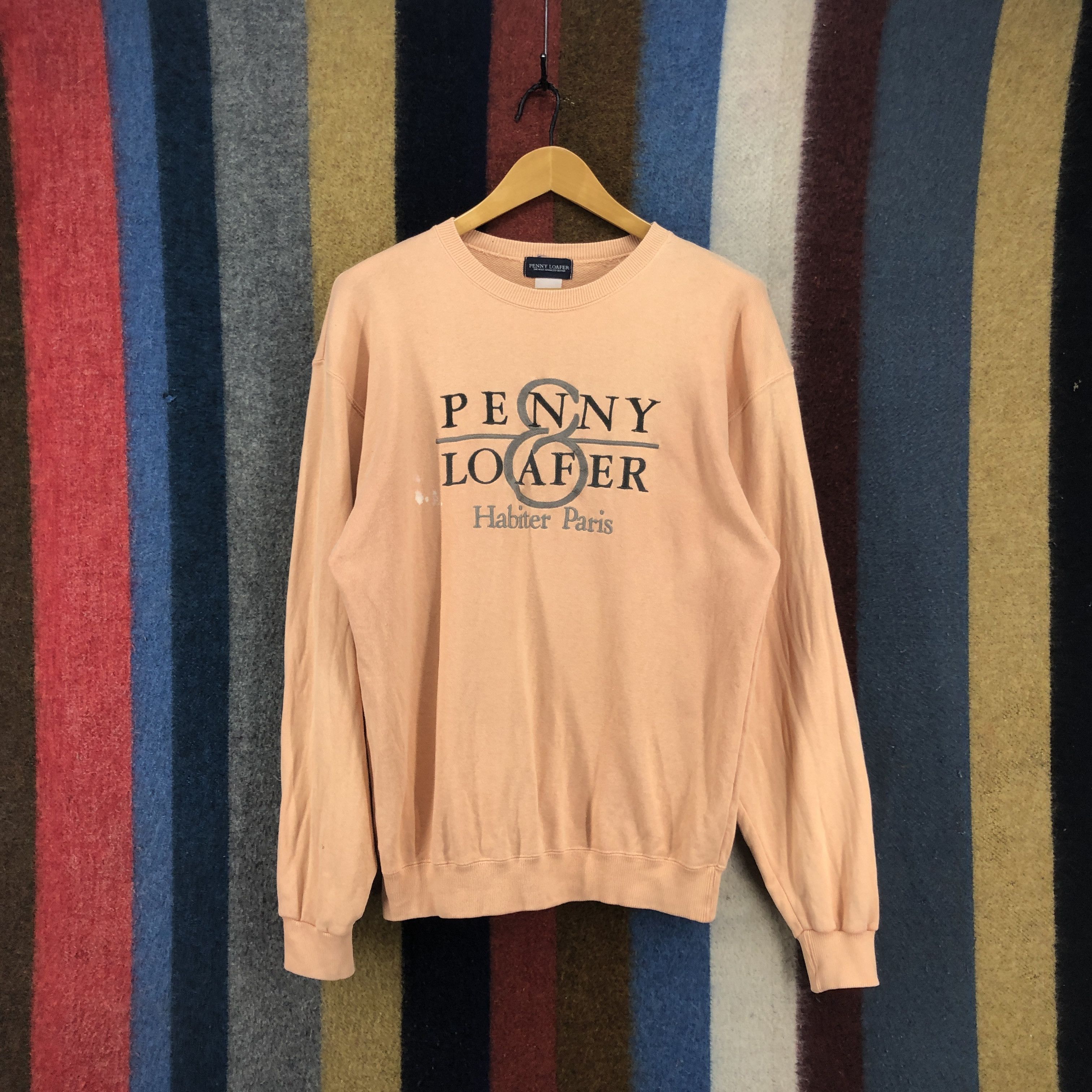Vintage Vintage PENNY LOAFER Crew Neck Sweatshirt #0714/AE Size US M / EU 48-50 / 2 - 1 Thumbnail