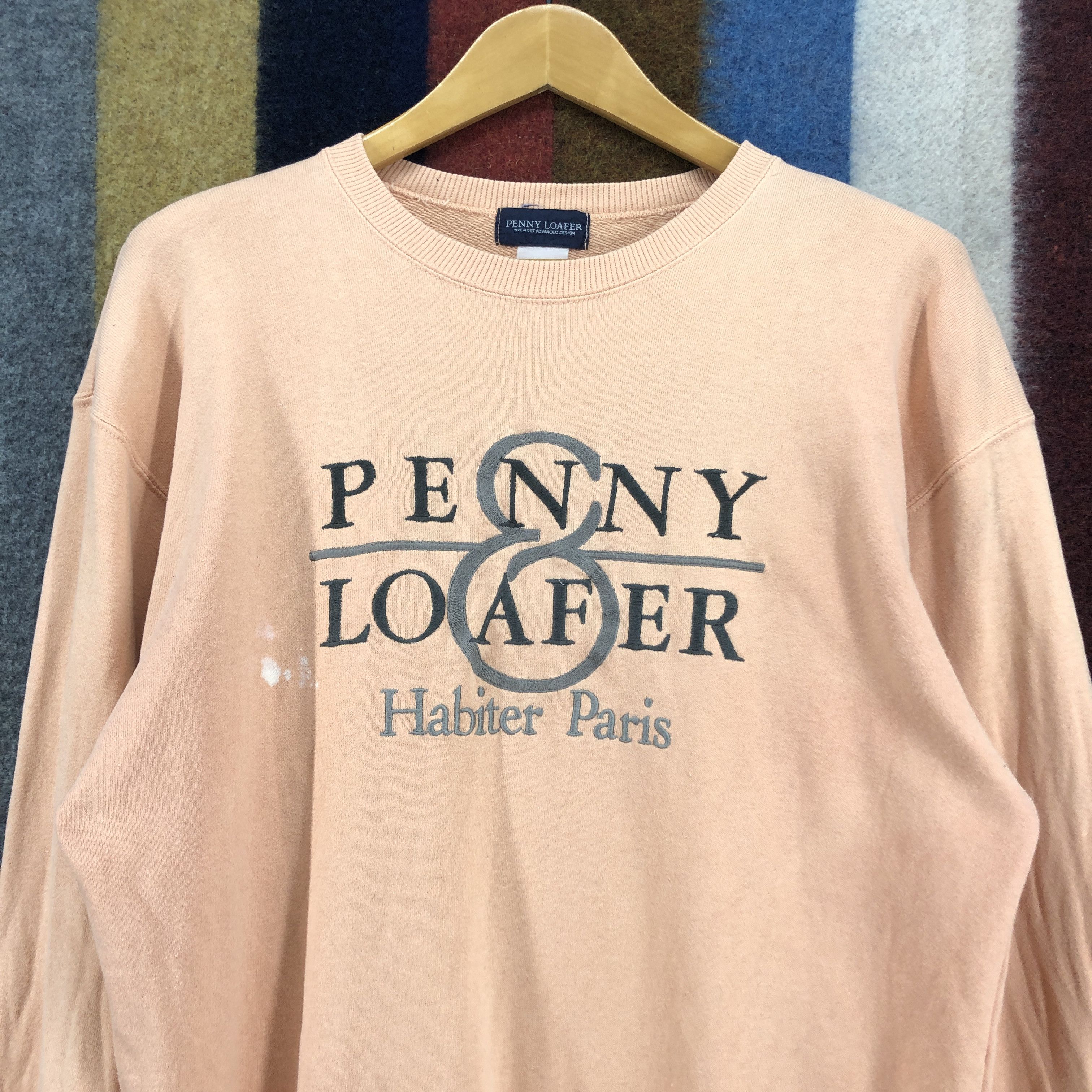 Vintage Vintage PENNY LOAFER Crew Neck Sweatshirt #0714/AE Size US M / EU 48-50 / 2 - 2 Thumbnail