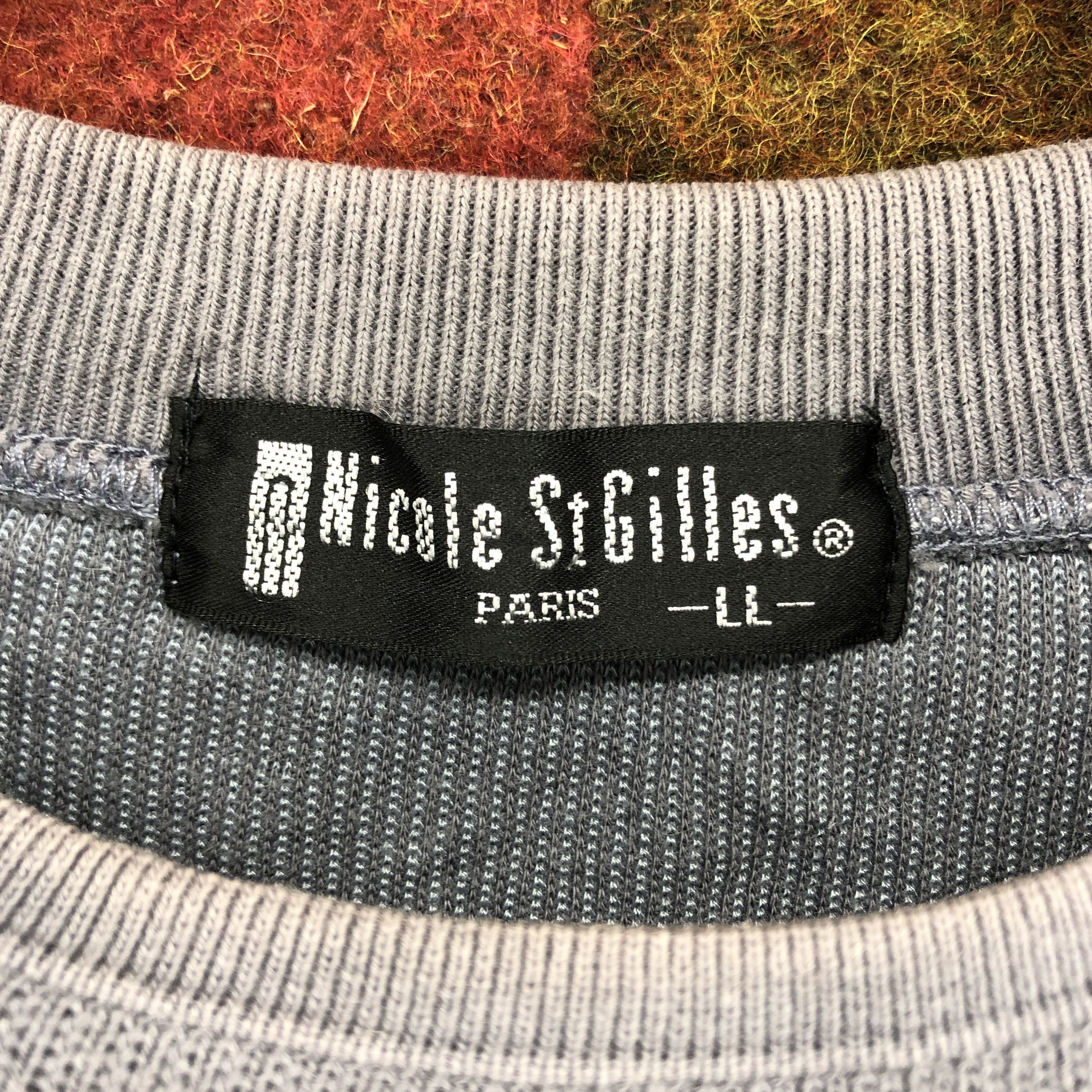 Other NICOLE St GILLES PARIS Crew Neck Sweatshirt #0660/AC Size US L / EU 52-54 / 3 - 4 Thumbnail