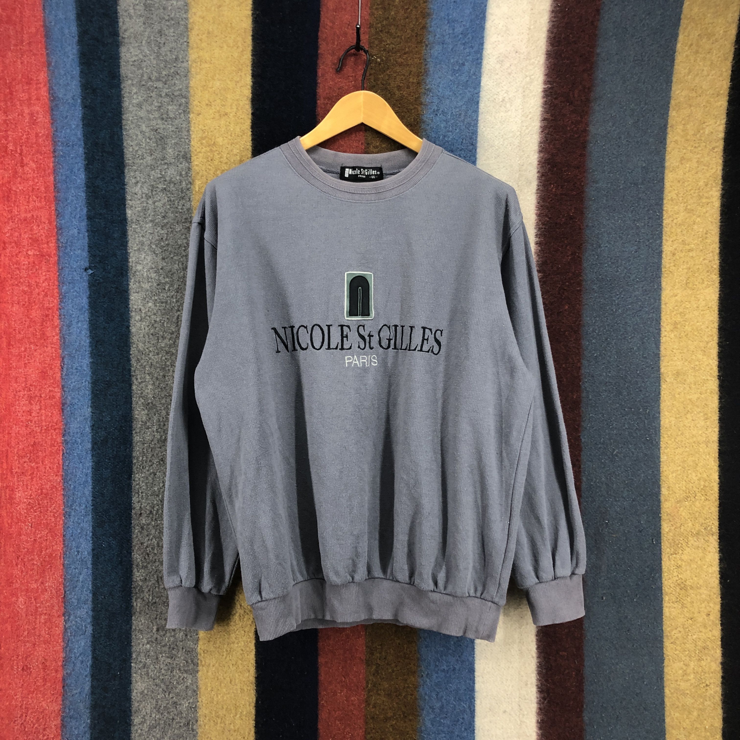 Other NICOLE St GILLES PARIS Crew Neck Sweatshirt #0660/AC Size US L / EU 52-54 / 3 - 1 Thumbnail