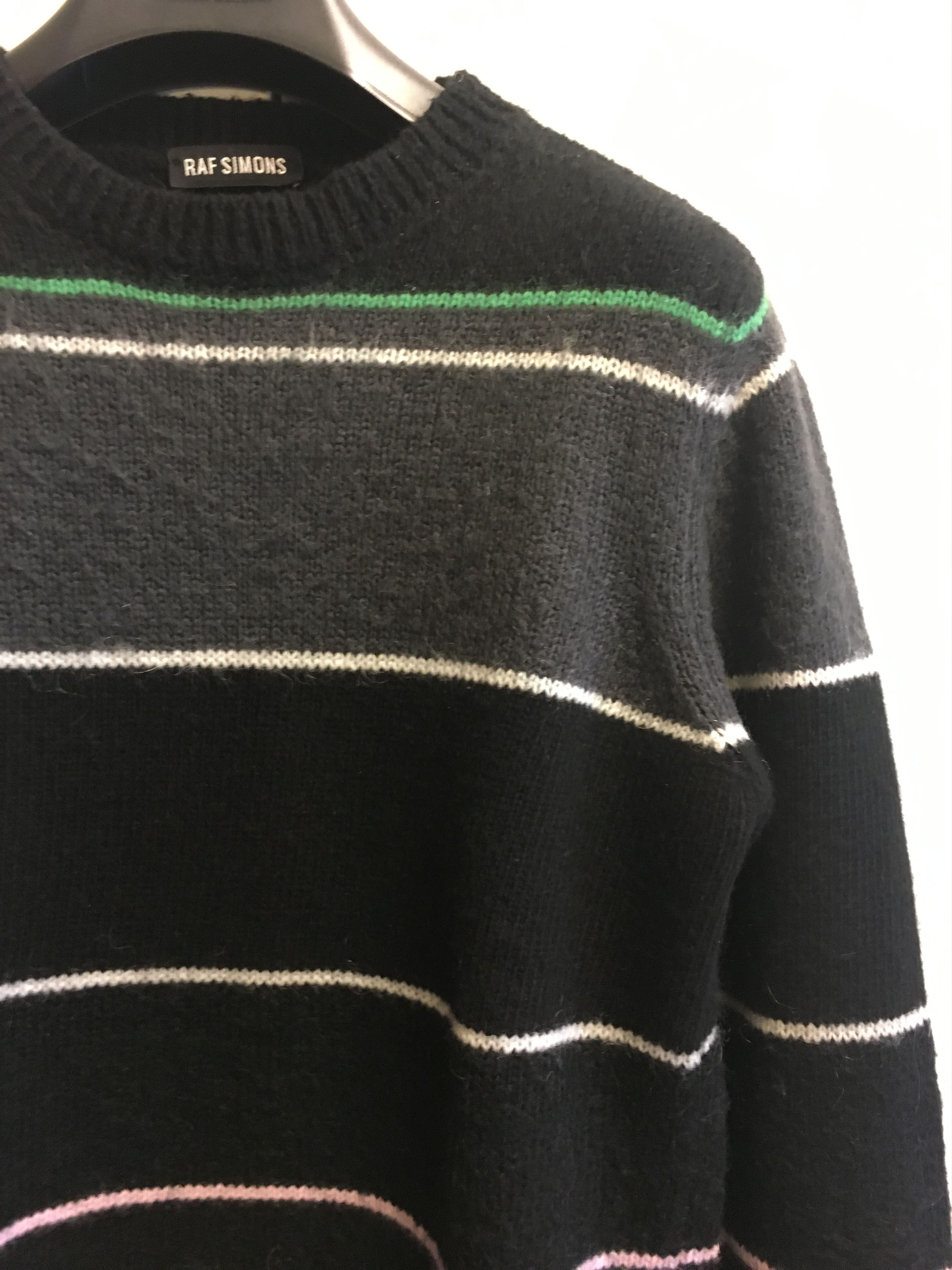 Raf Simons Raf Simons 2013 A/W Color Striped Wool Knit Sweater Size US S / EU 44-46 / 1 - 5 Thumbnail