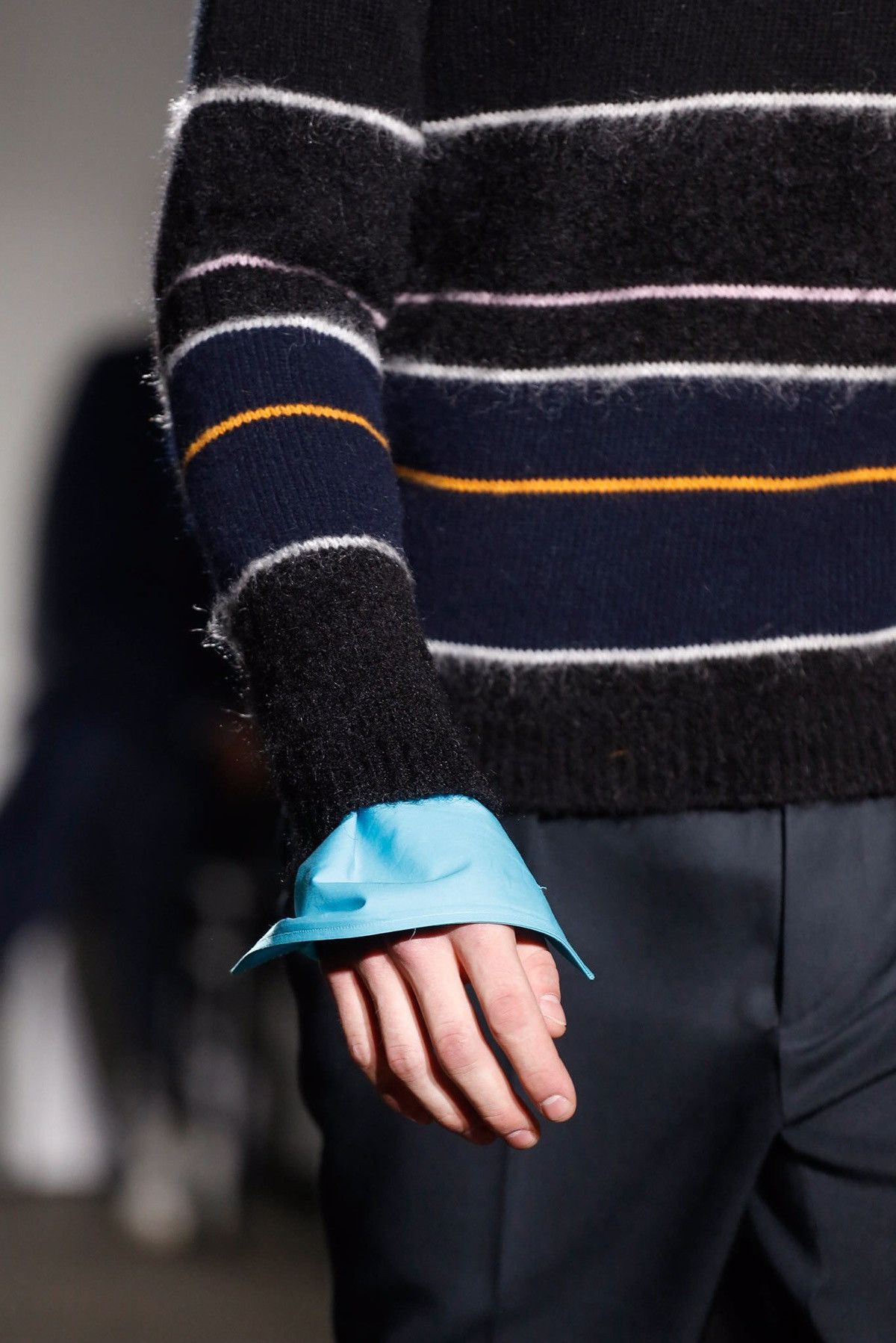 Raf Simons Raf Simons 2013 A/W Color Striped Wool Knit Sweater Size US S / EU 44-46 / 1 - 2 Thumbnail