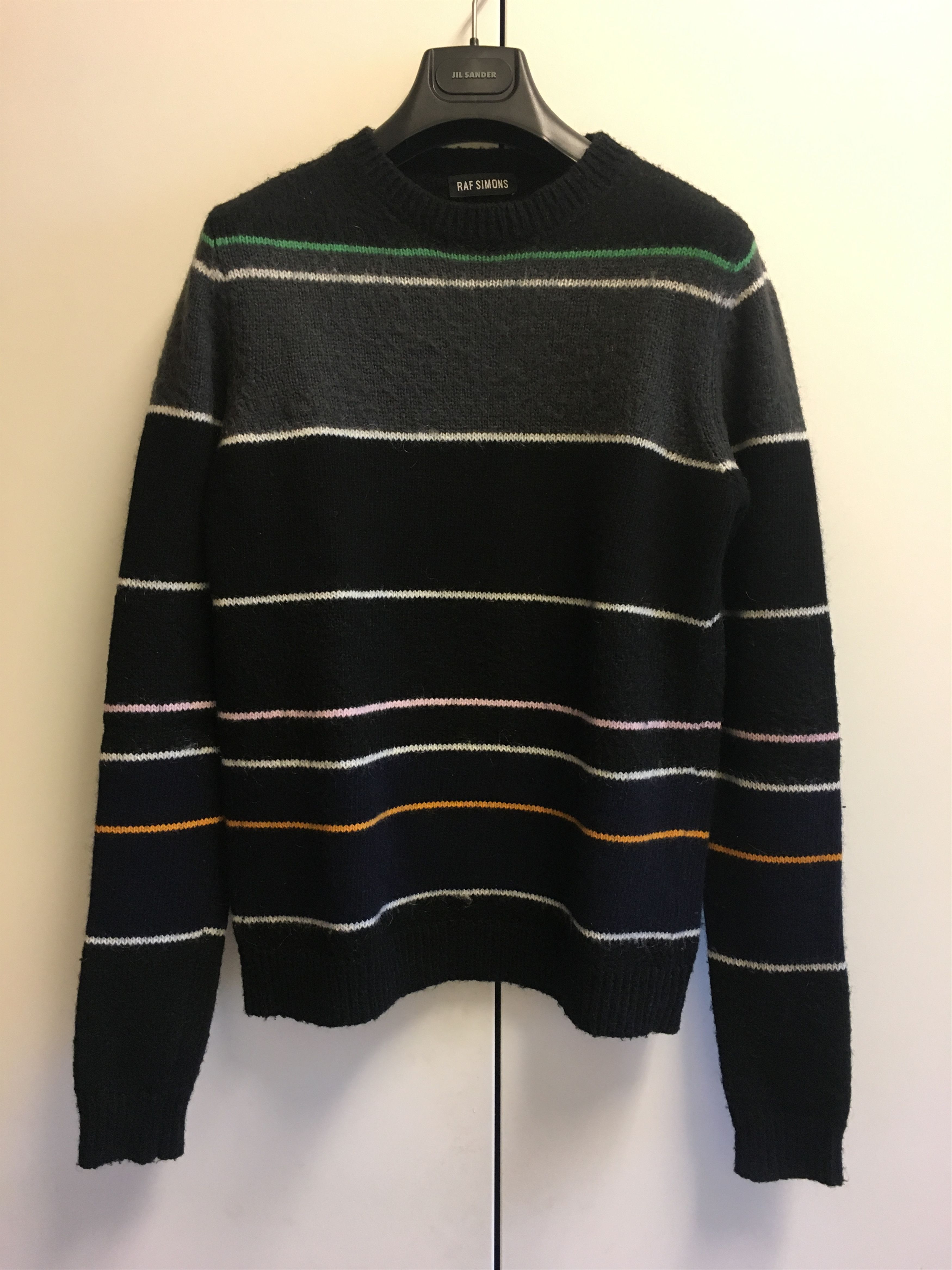 Raf Simons Raf Simons 2013 A/W Color Striped Wool Knit Sweater Size US S / EU 44-46 / 1 - 3 Thumbnail