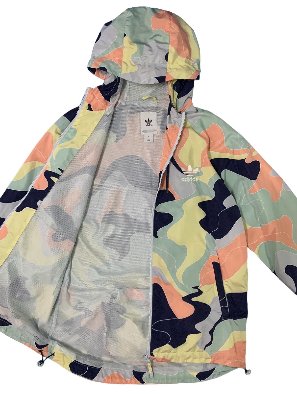 Adidas Adidas Pastel Camo HZA Valley Packable Windbreaker Size US M / EU 48-50 / 2 - 4 Thumbnail