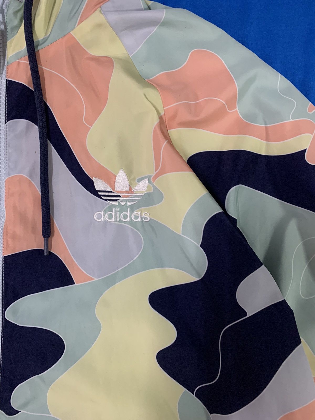 Adidas Adidas Pastel Camo HZA Valley Packable Windbreaker Size US M / EU 48-50 / 2 - 10 Thumbnail