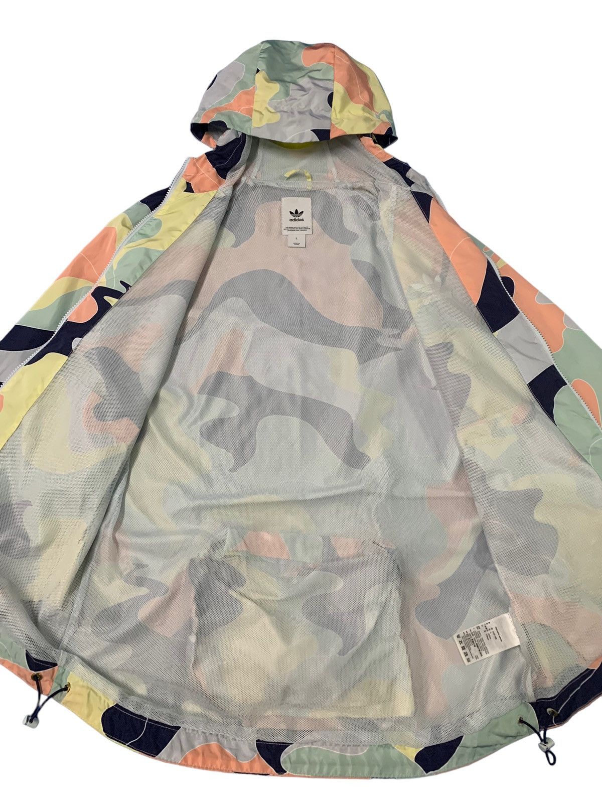 Adidas Adidas Pastel Camo HZA Valley Packable Windbreaker Size US M / EU 48-50 / 2 - 5 Thumbnail