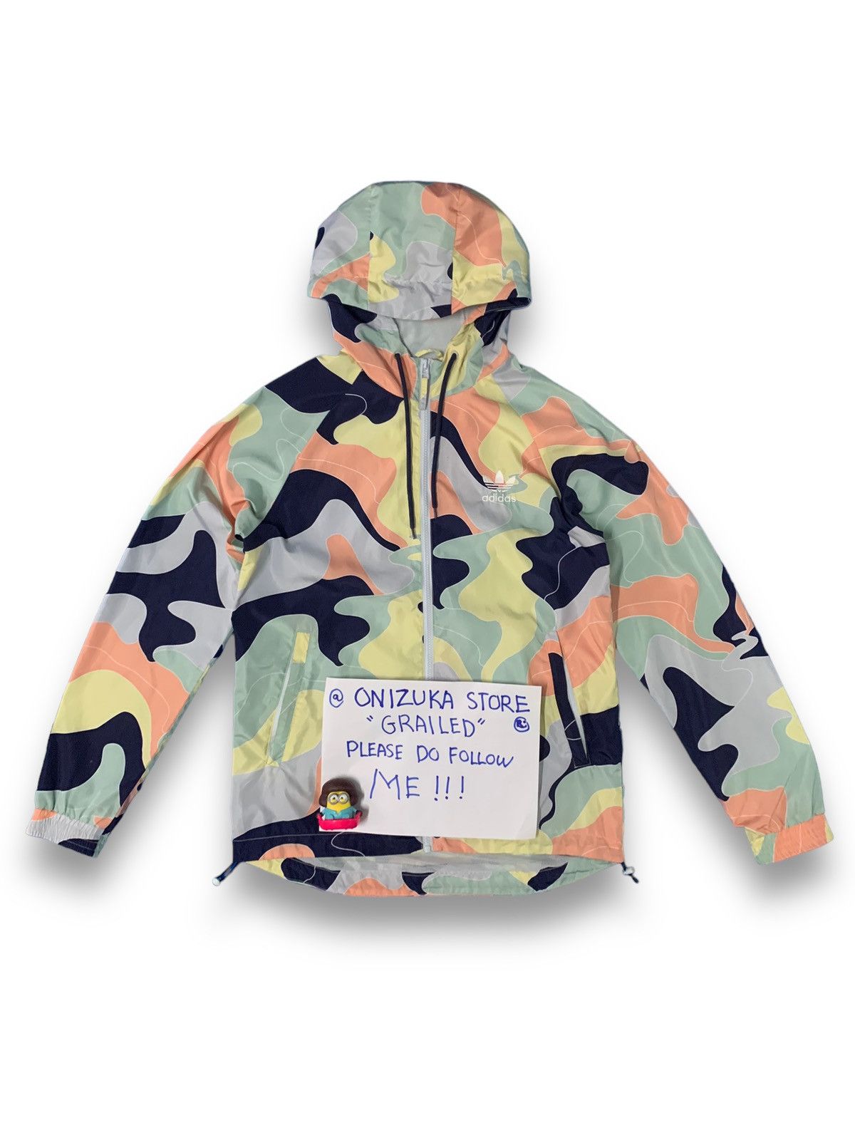 Adidas Adidas Pastel Camo HZA Valley Packable Windbreaker Size US M / EU 48-50 / 2 - 2 Thumbnail