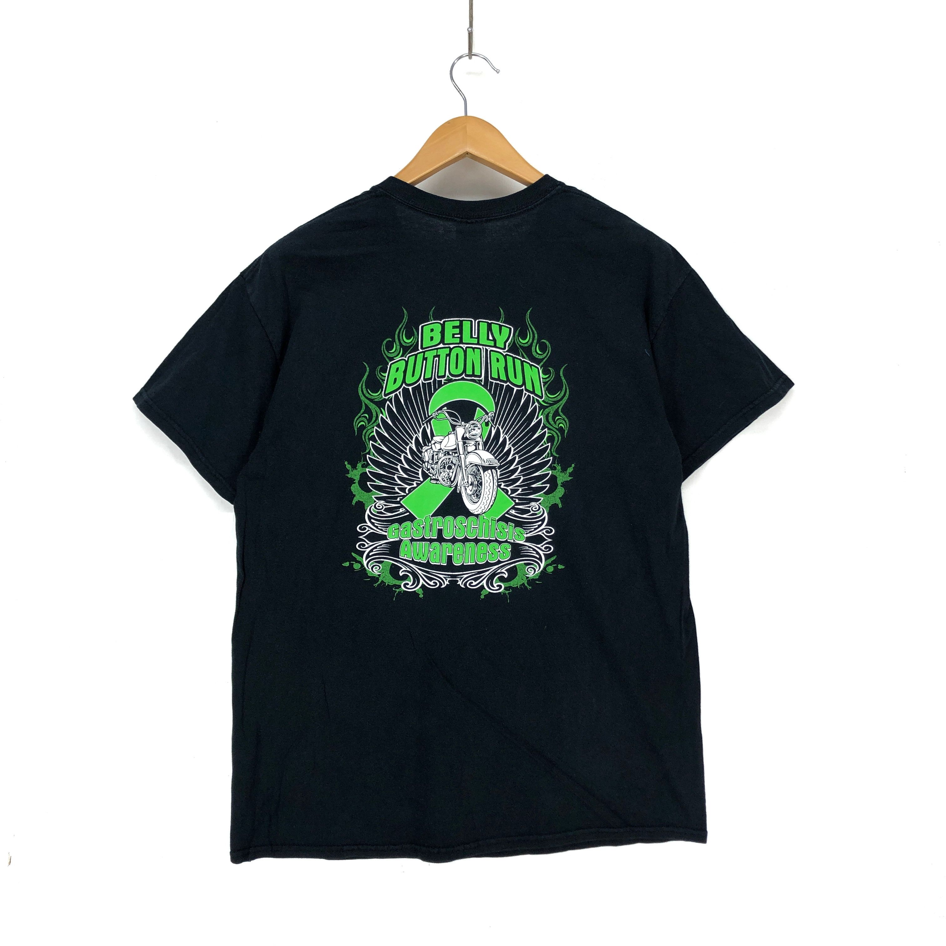 Gildan GASTROSCHISIS AWARENESS Crew Neck T Shirt #1627-60 Size US L / EU 52-54 / 3 - 1 Thumbnail