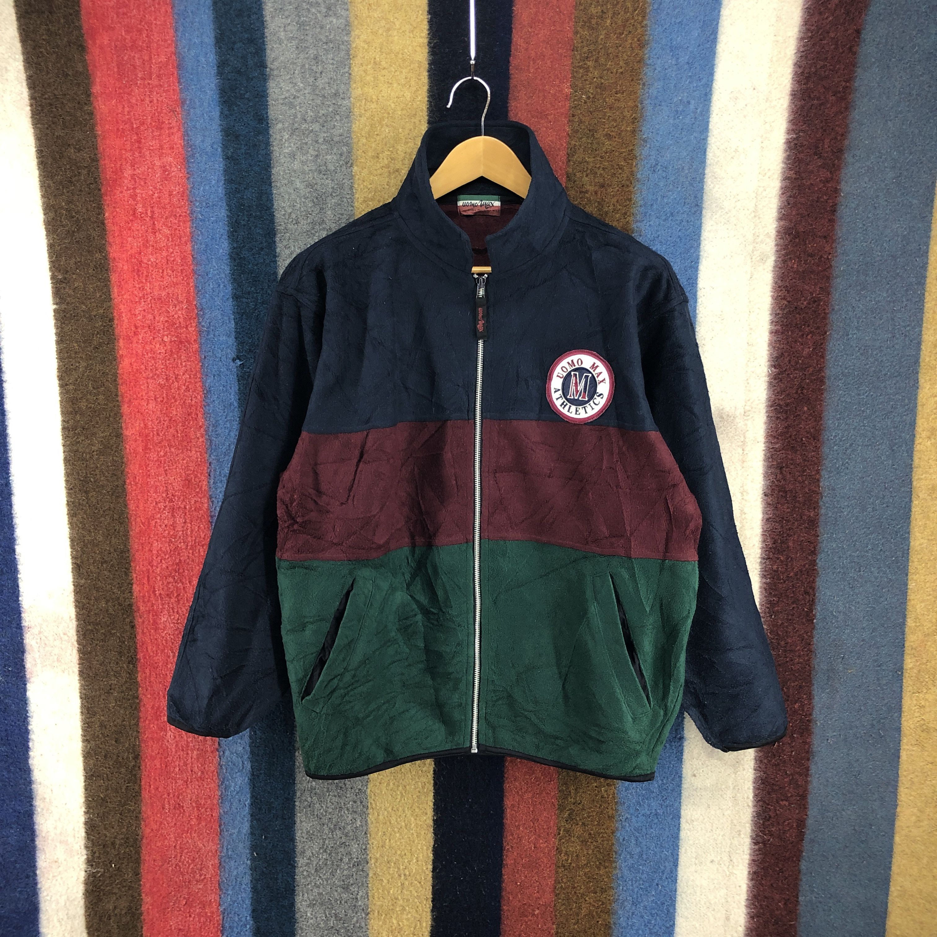 Other UOMO MAX ATHLETICS Turtle Neck Zipper Fleece #057/C Size US L / EU 52-54 / 3 - 1 Thumbnail