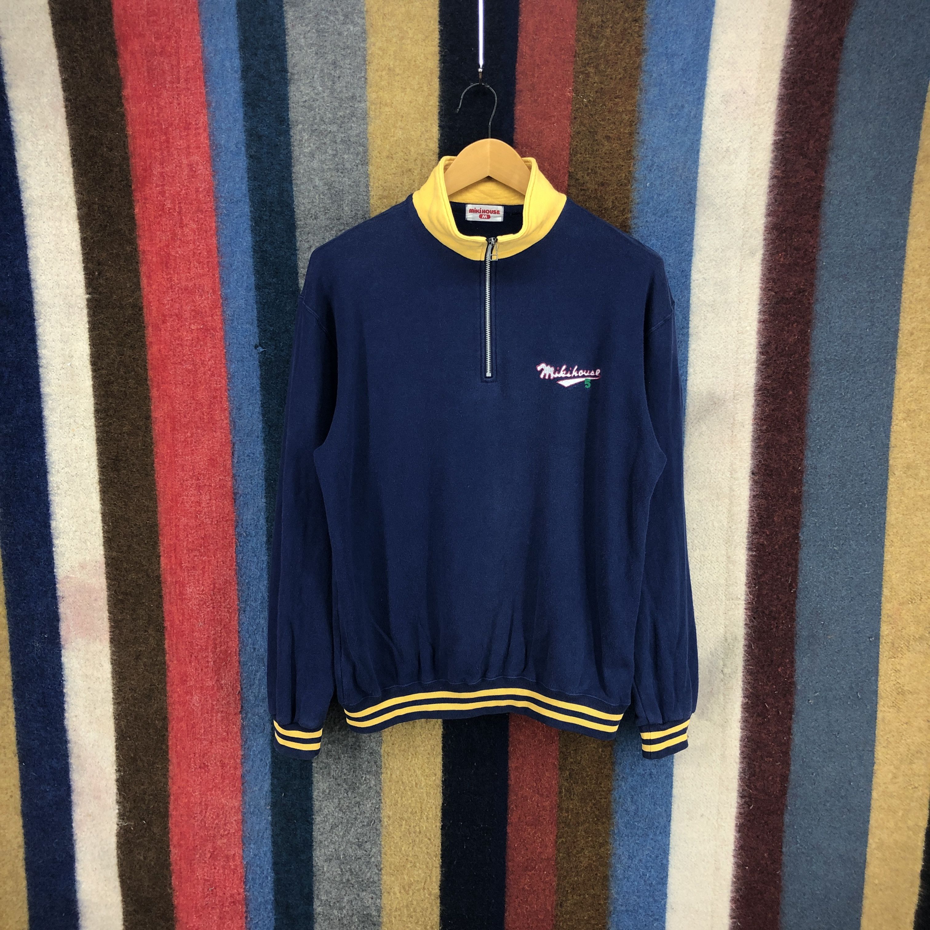 Japanese Brand MIKI HOUSE Turtle Neck Sweatshirt #0283/N Size US M / EU 48-50 / 2 - 3 Thumbnail