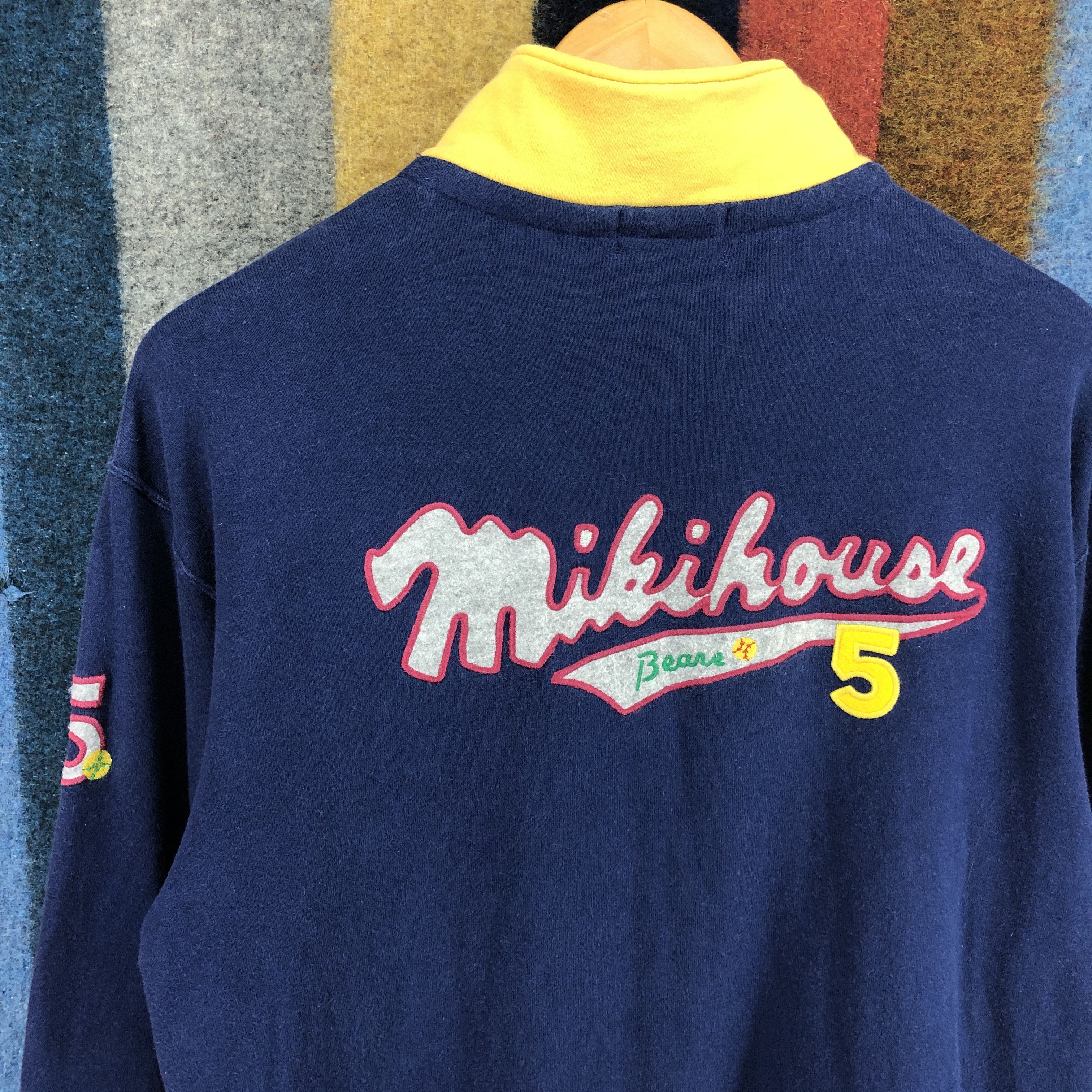 Japanese Brand MIKI HOUSE Turtle Neck Sweatshirt #0283/N Size US M / EU 48-50 / 2 - 2 Thumbnail