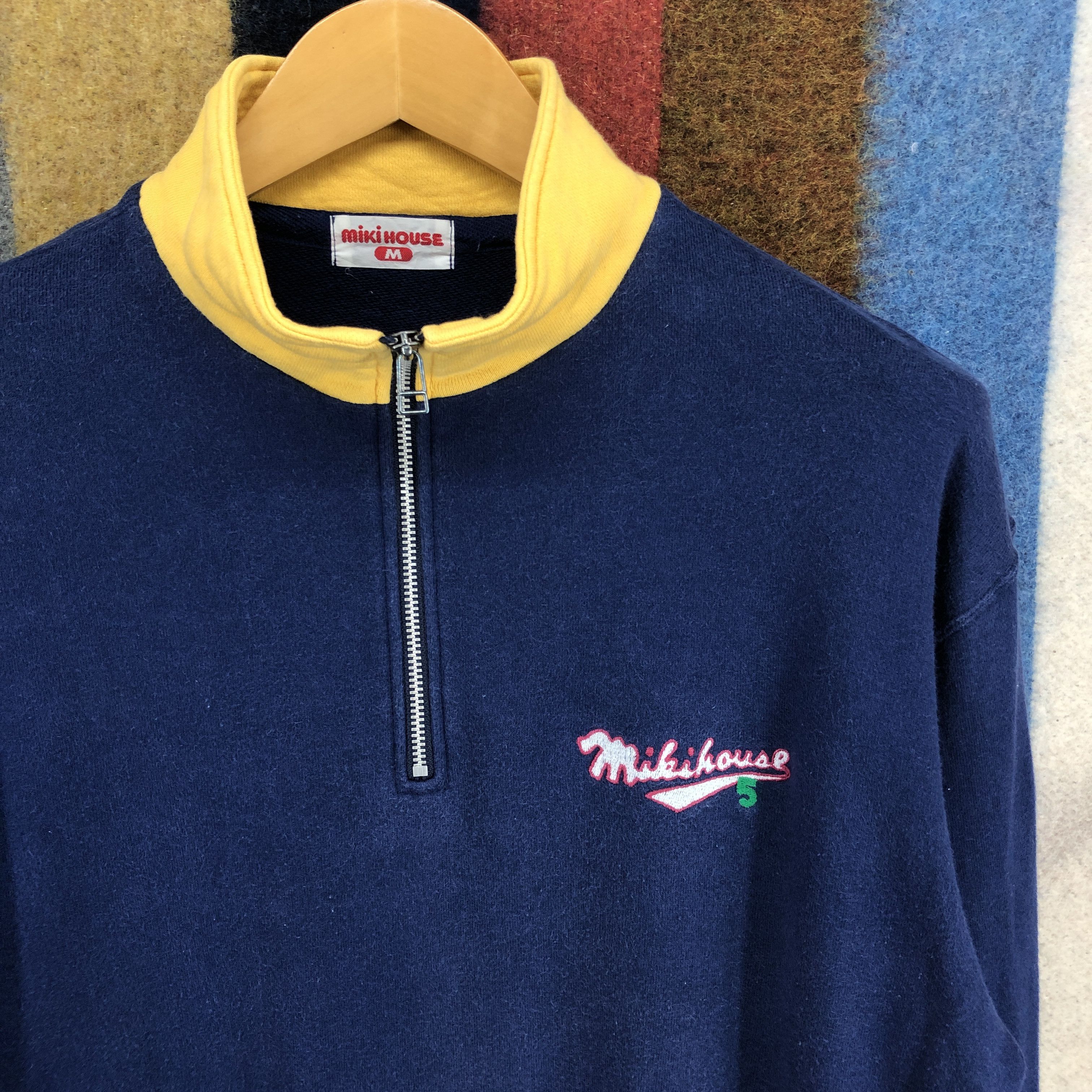 Japanese Brand MIKI HOUSE Turtle Neck Sweatshirt #0283/N Size US M / EU 48-50 / 2 - 4 Thumbnail