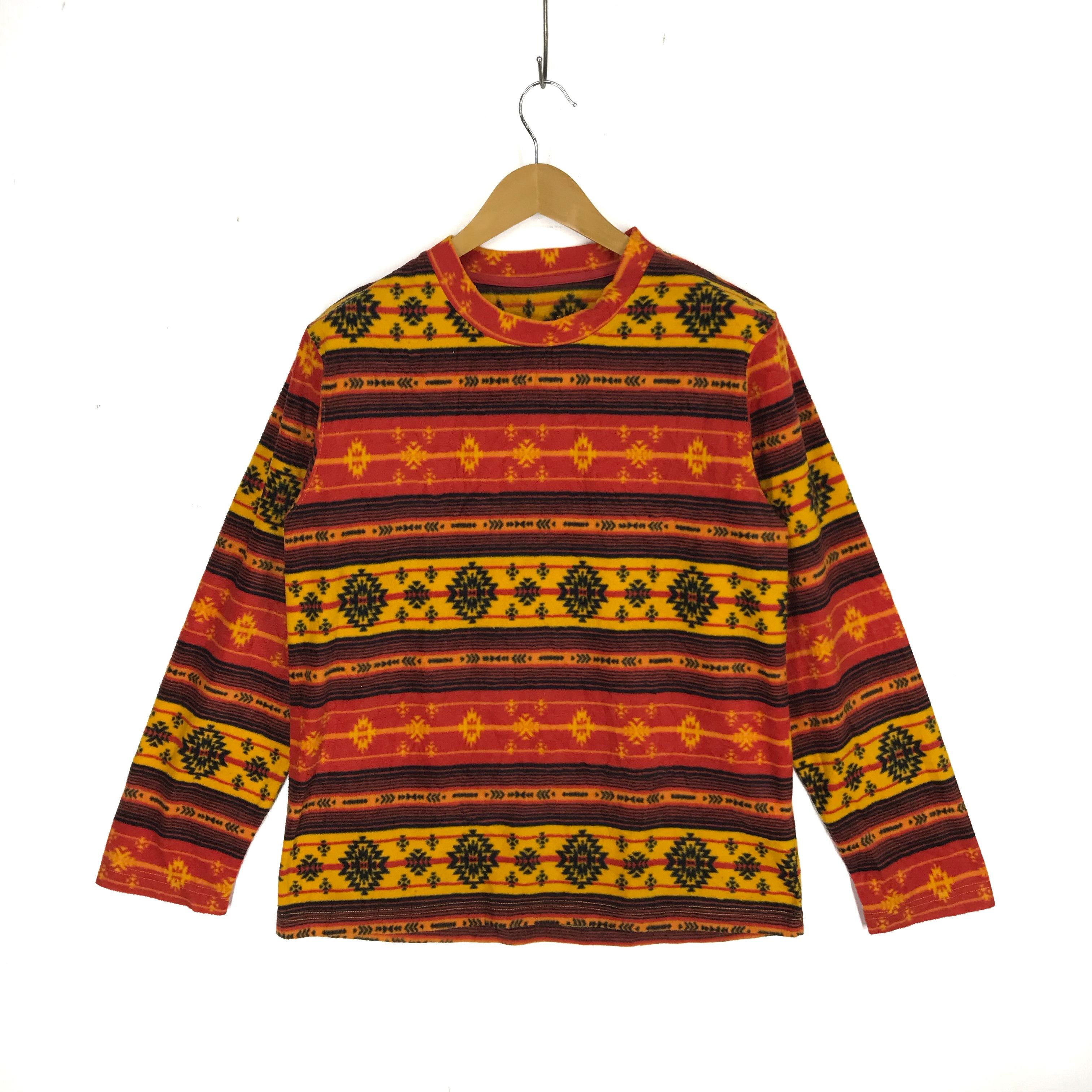 GU GU Crew Neck Fleece Aztec Design #2409-83 Size US M / EU 48-50 / 2 - 1 Thumbnail