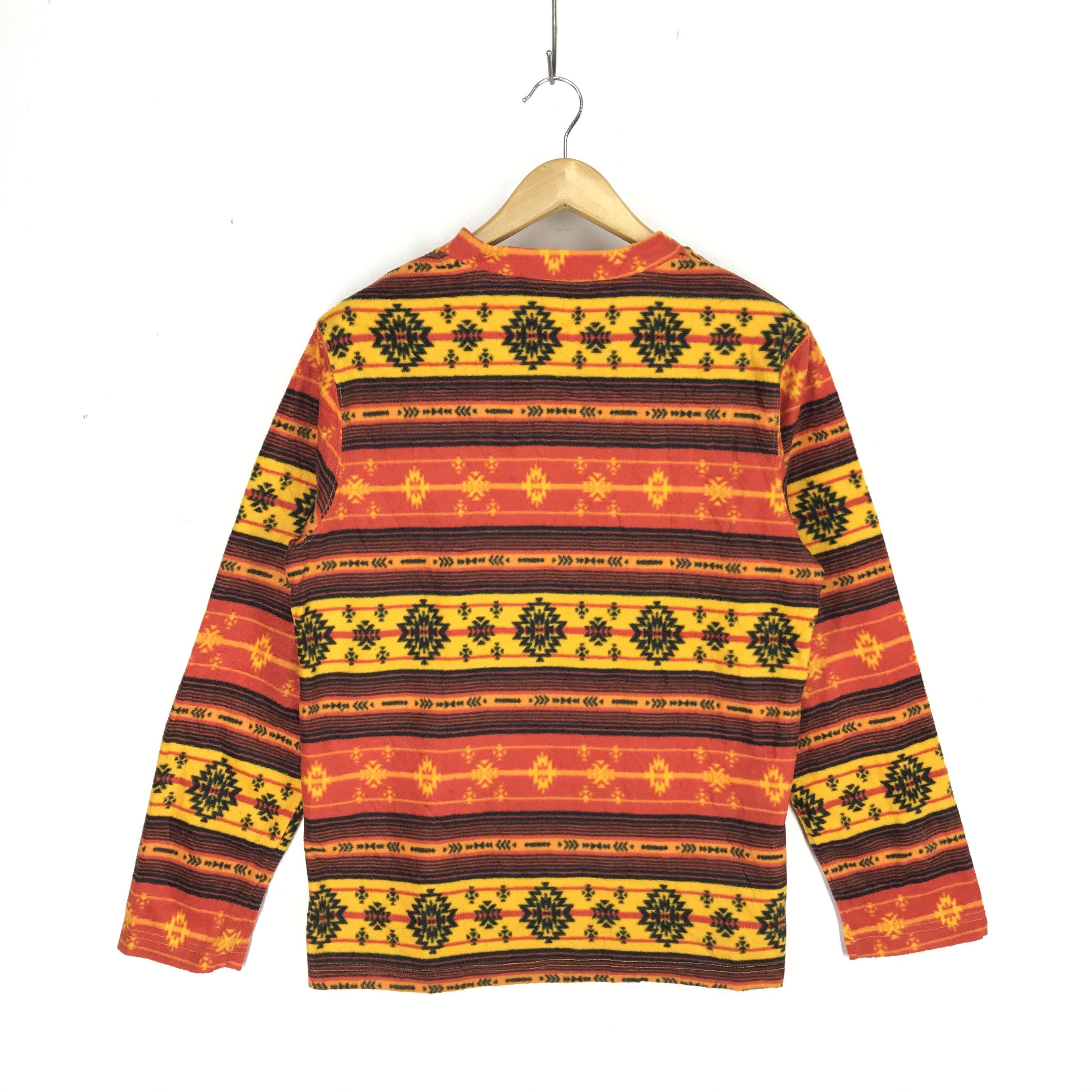 GU GU Crew Neck Fleece Aztec Design #2409-83 Size US M / EU 48-50 / 2 - 6 Thumbnail