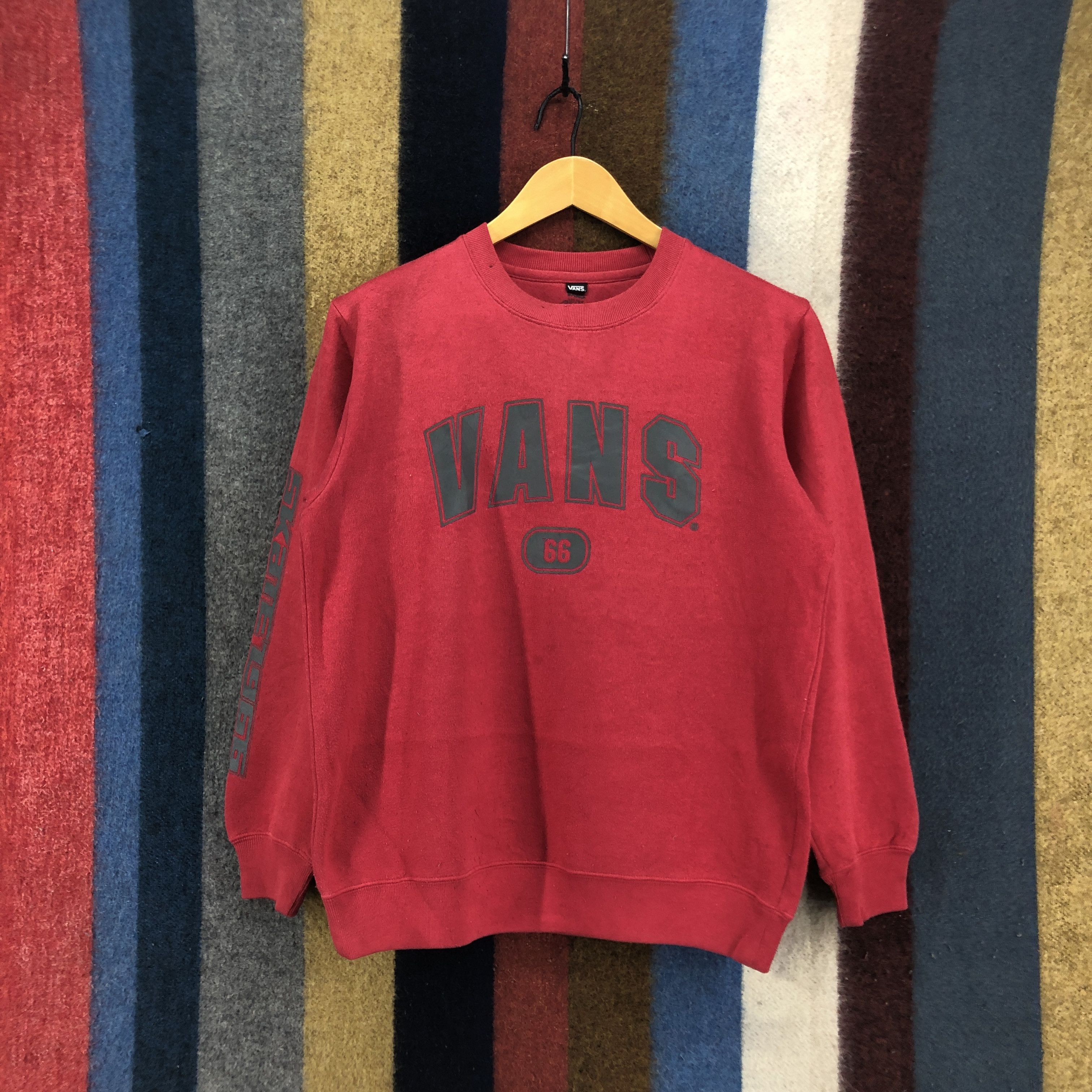 Vans VANS Crew Neck Sweatshirt #038-02 Size US M / EU 48-50 / 2 - 1 Thumbnail