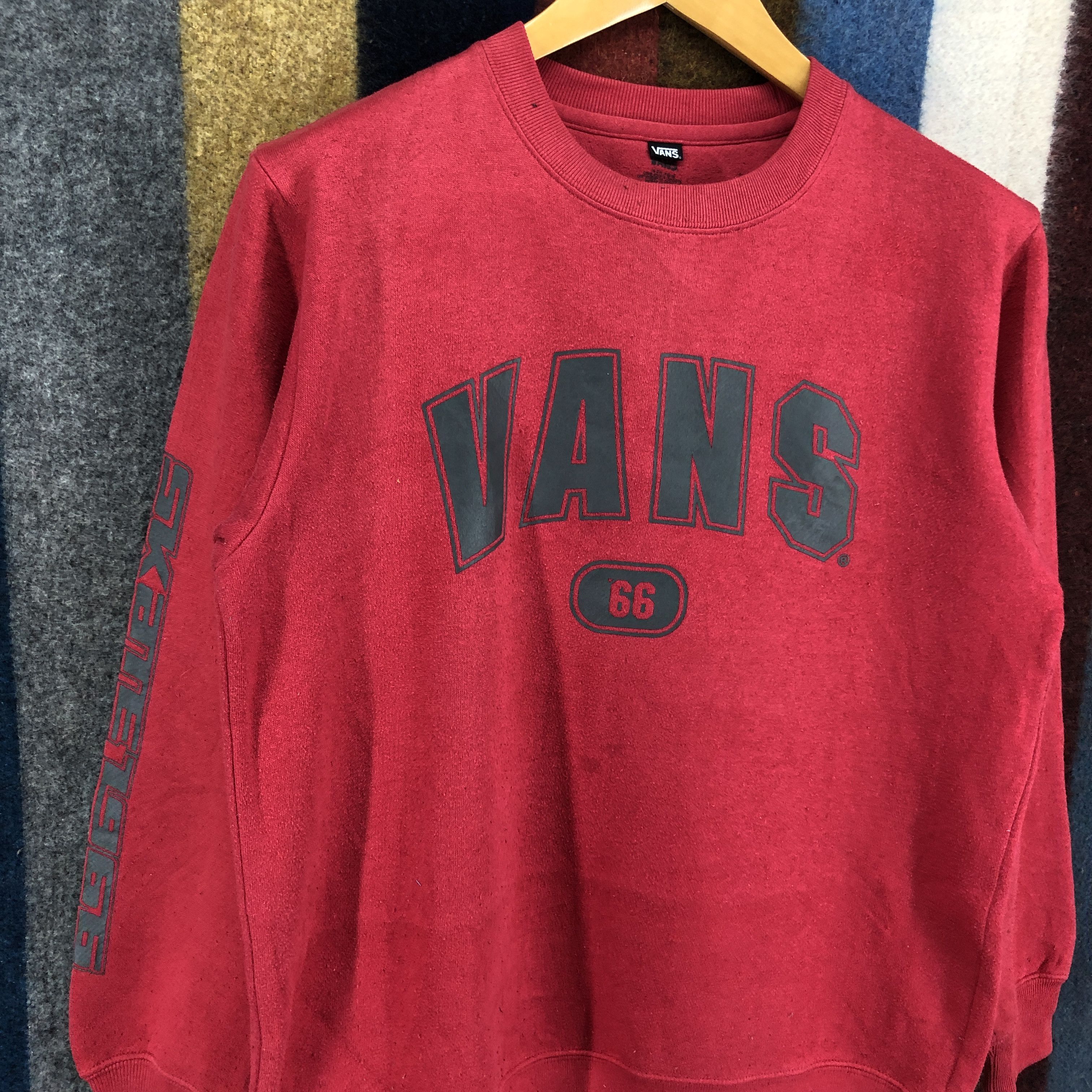Vans VANS Crew Neck Sweatshirt #038-02 Size US M / EU 48-50 / 2 - 2 Thumbnail